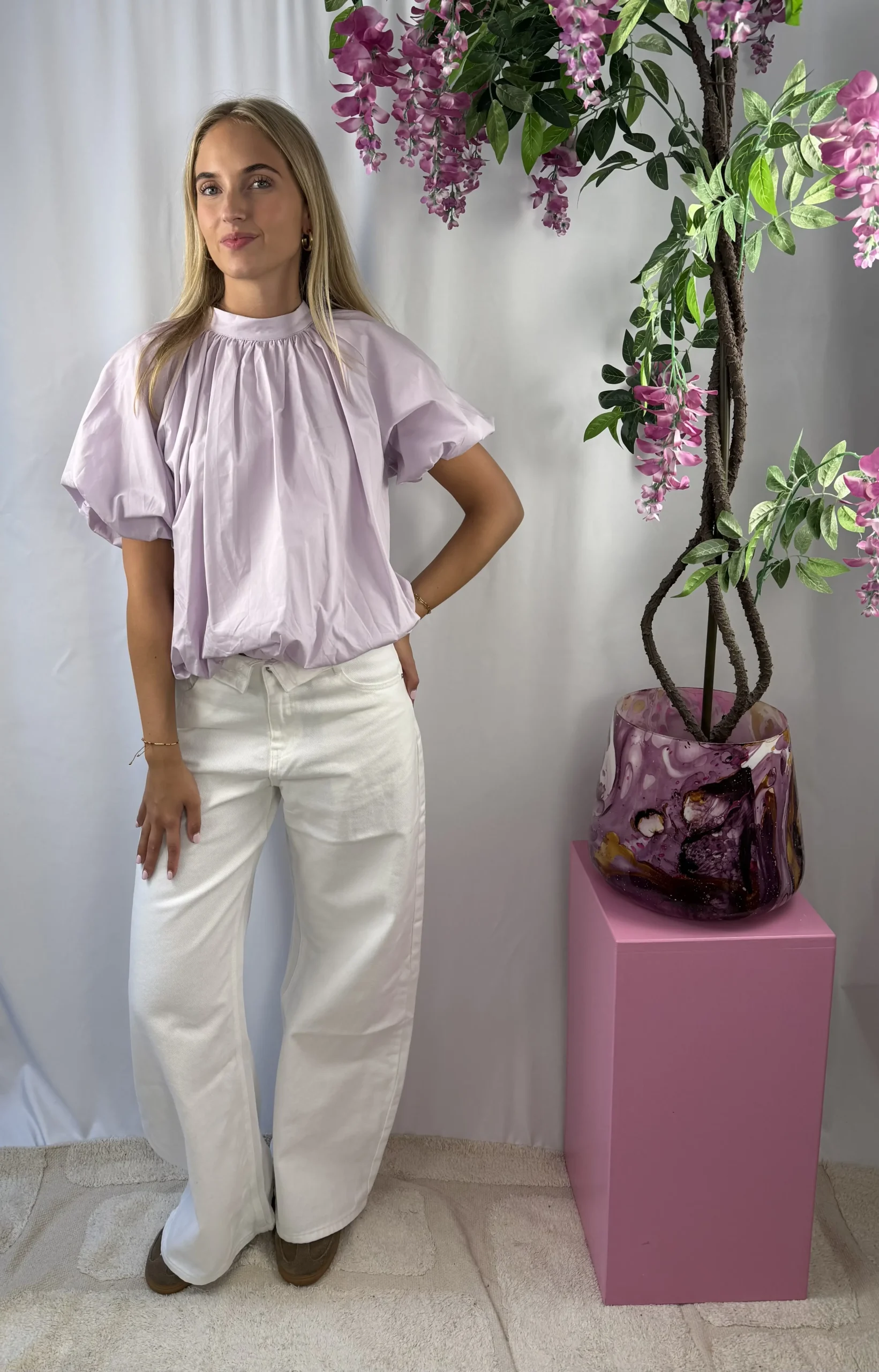 Mara Blouse - Paars