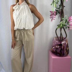 Fenne Dot Top - Crème