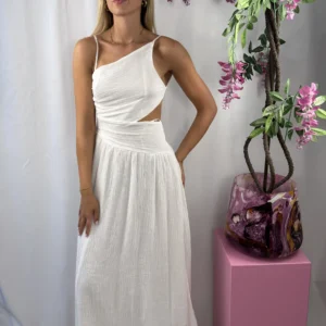 Laure Long Dress - Wit