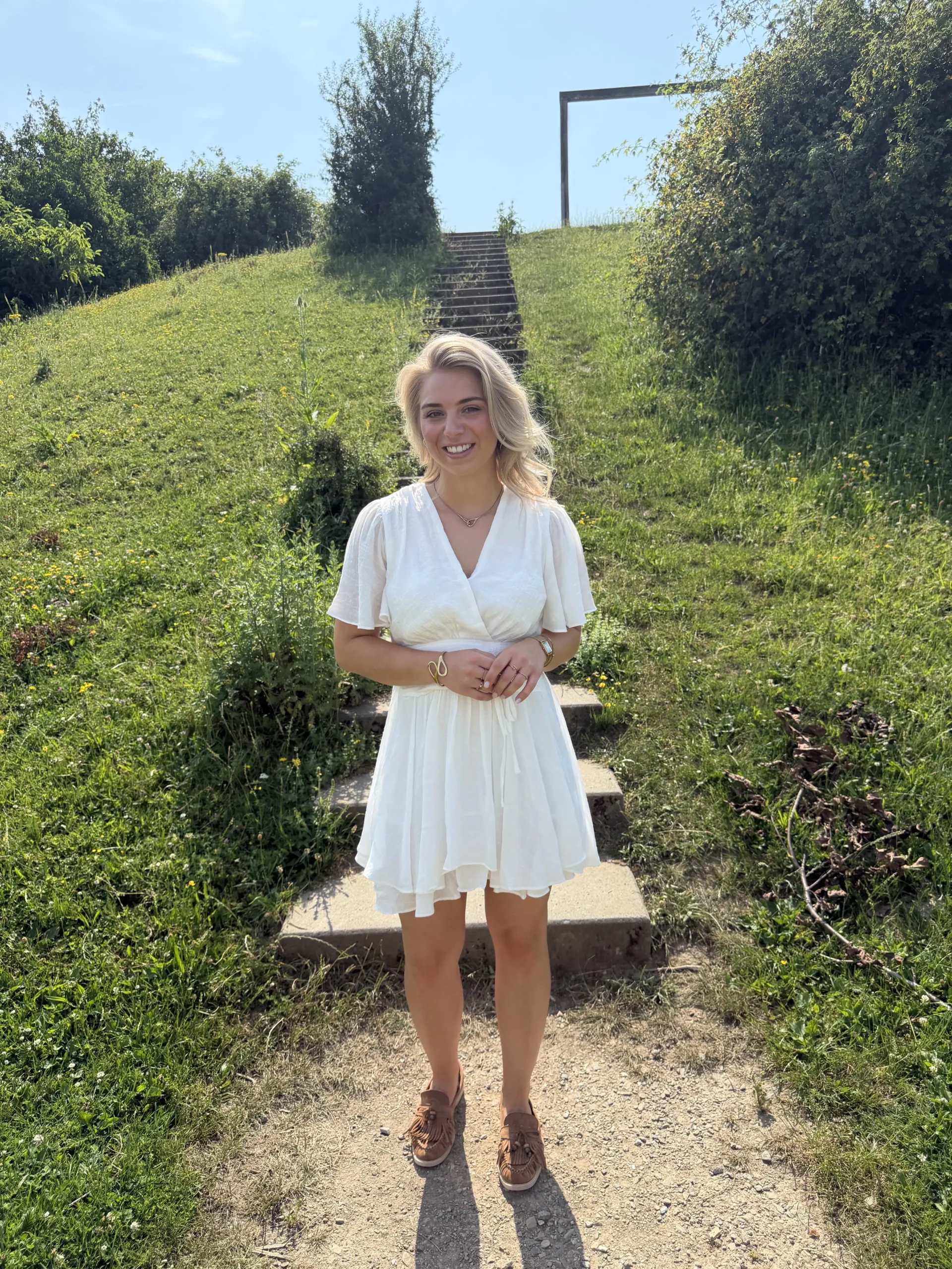 Cleo Dress - Wit - Afbeelding 3