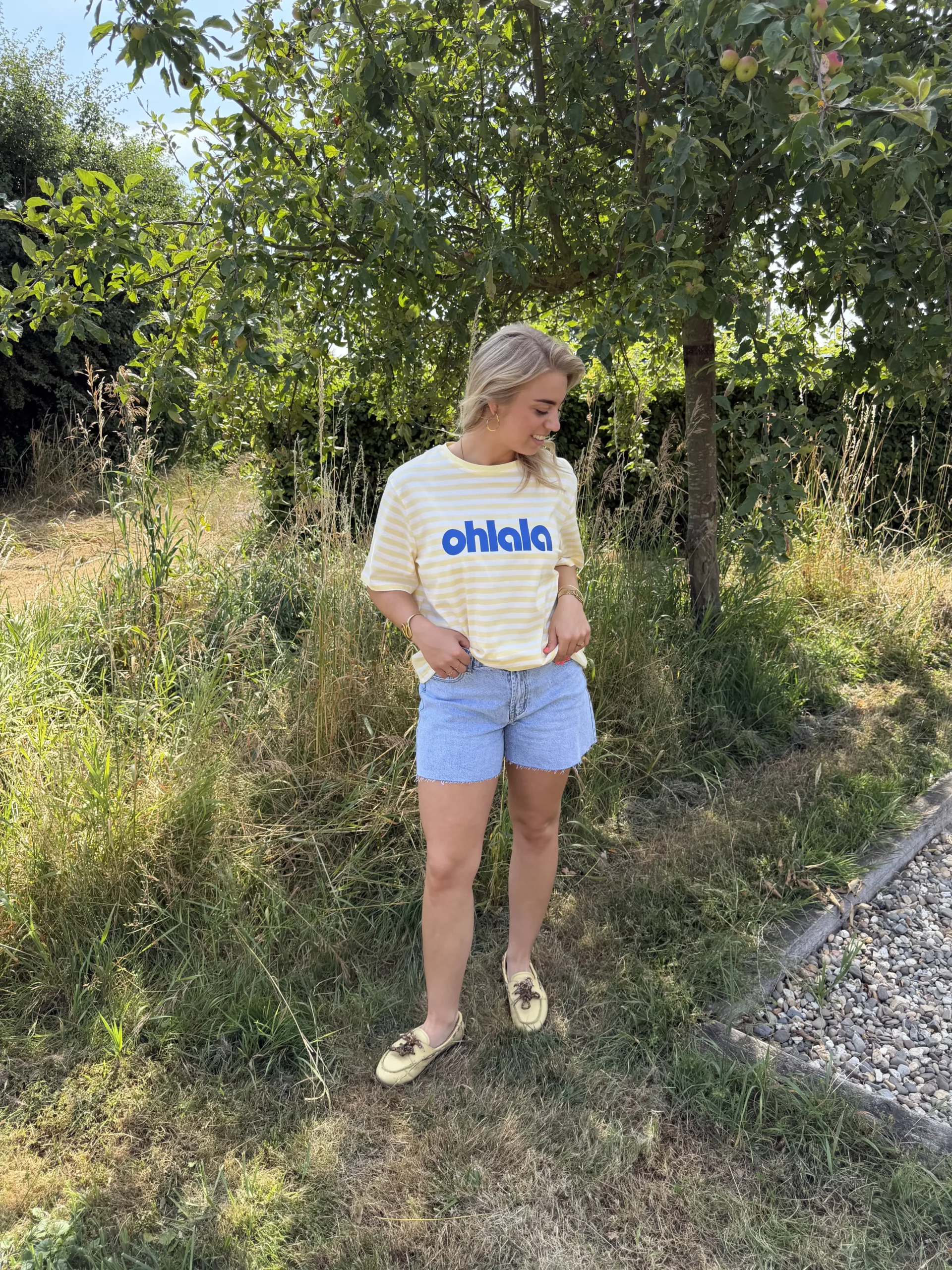 Ohlala Stripe T-Shirt - Afbeelding 2
