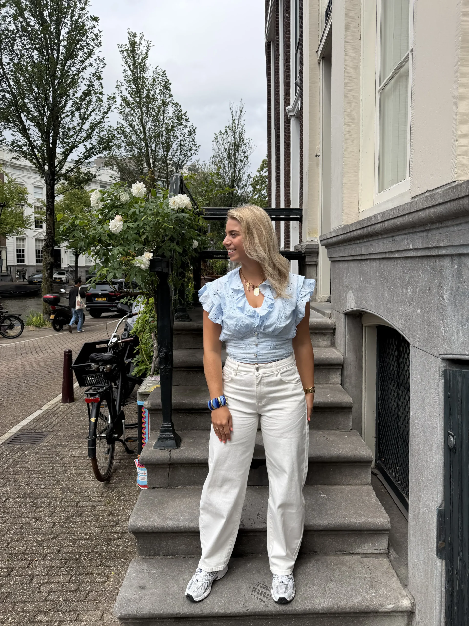 Eliska Blouse - Blauw - Afbeelding 2