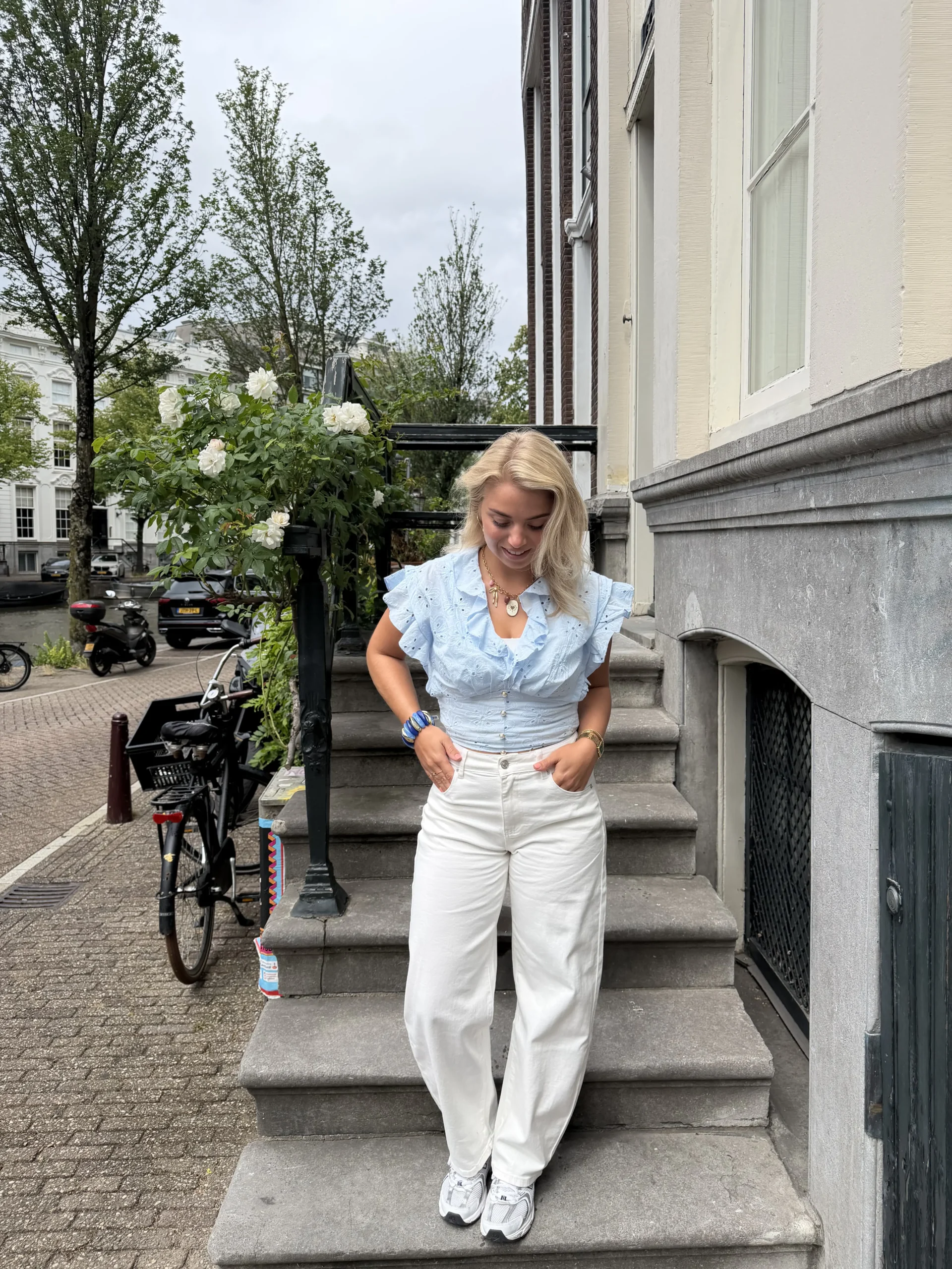 Eliska Blouse - Blauw