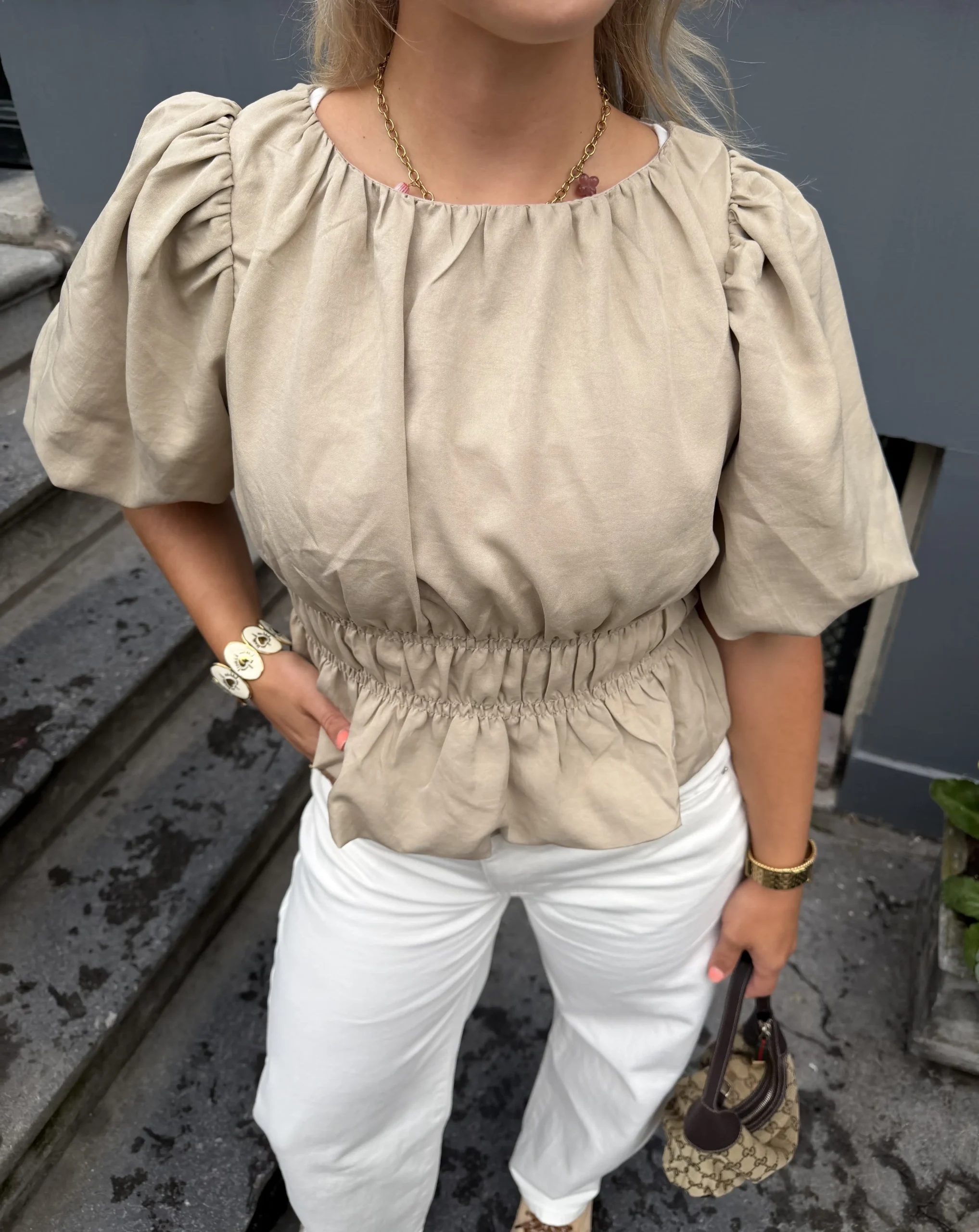 Froukje Blouse - Taupe - Afbeelding 2