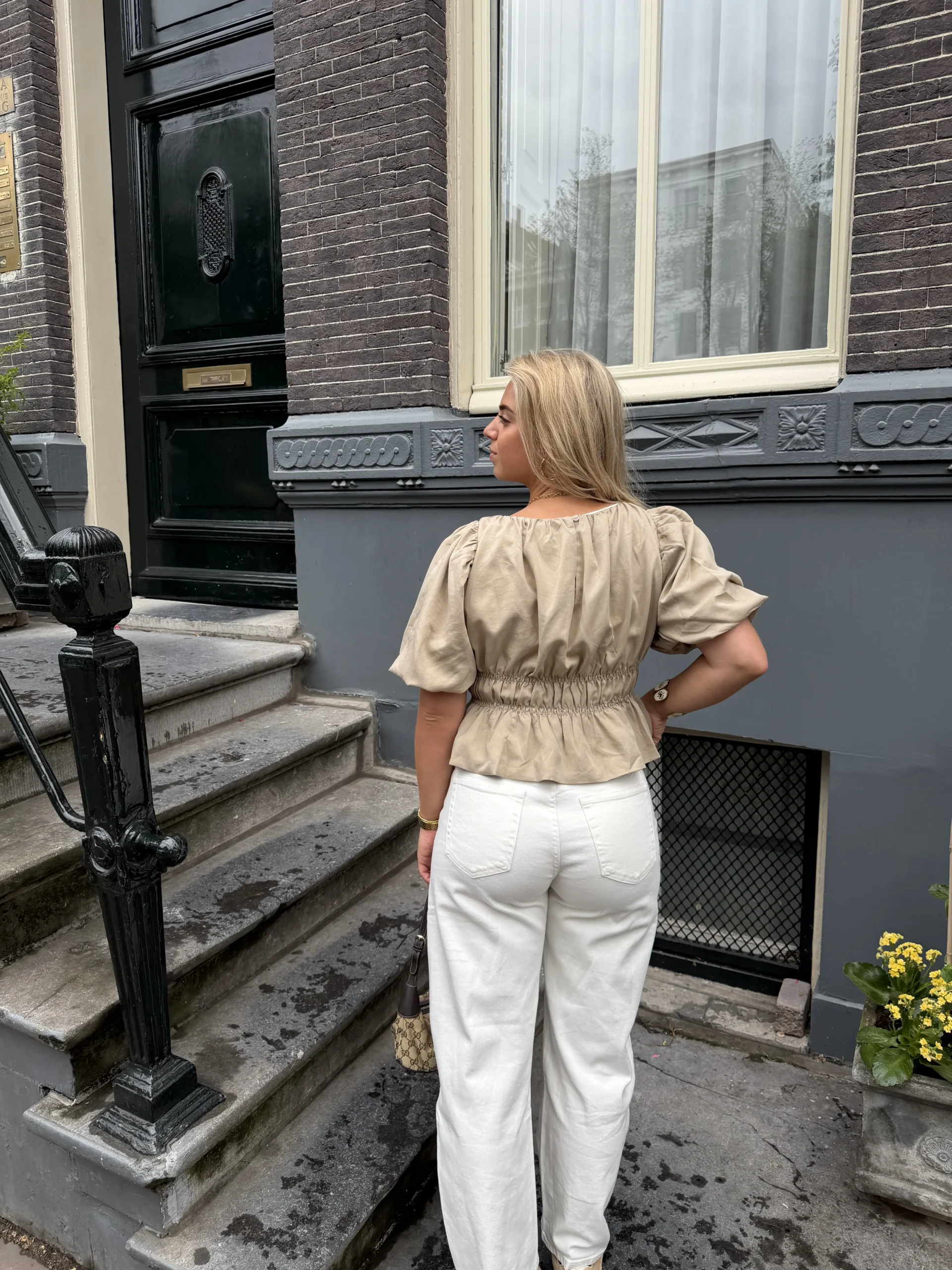 Froukje Blouse - Taupe - Afbeelding 4