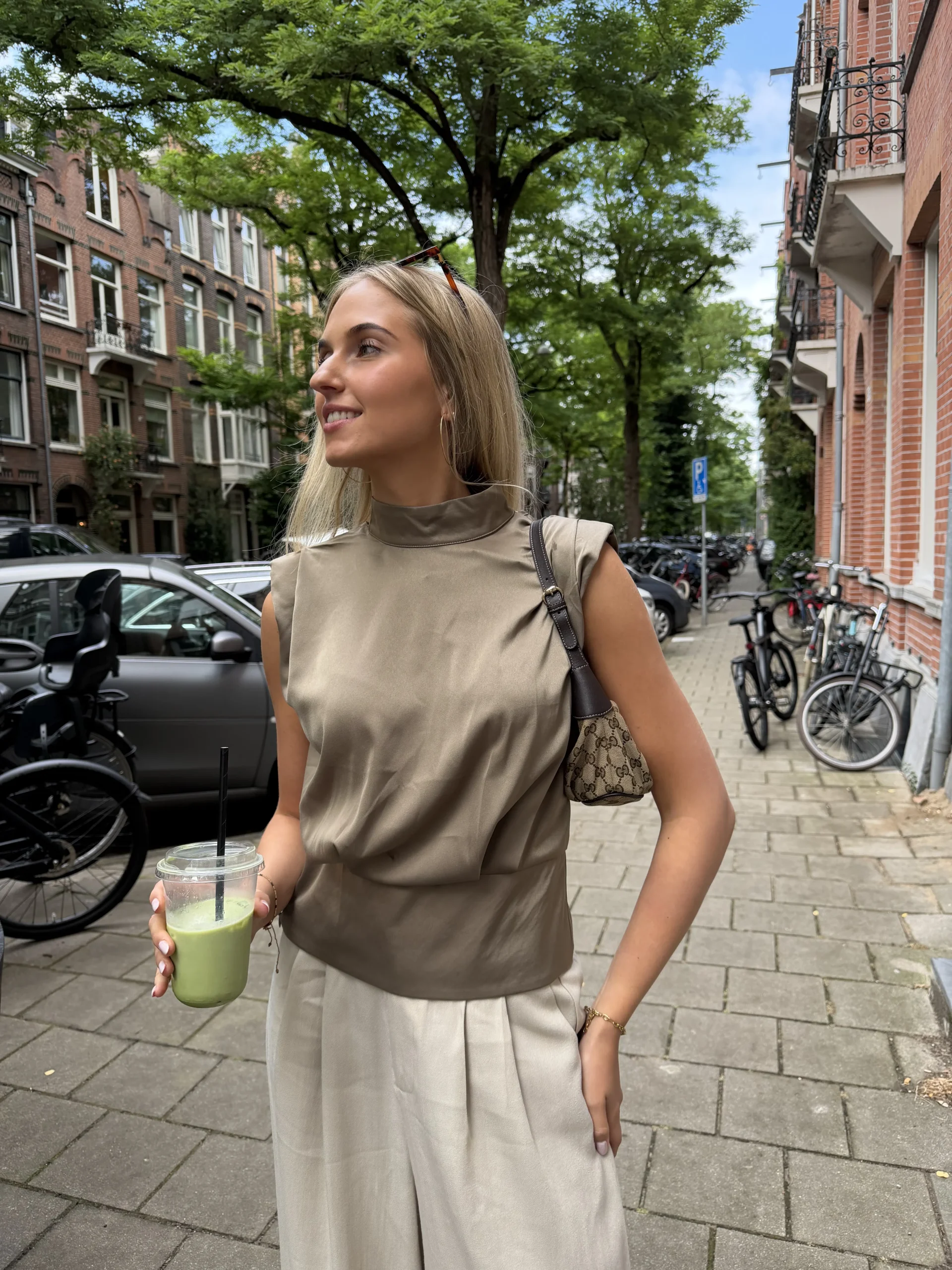 Elara Top - Groen