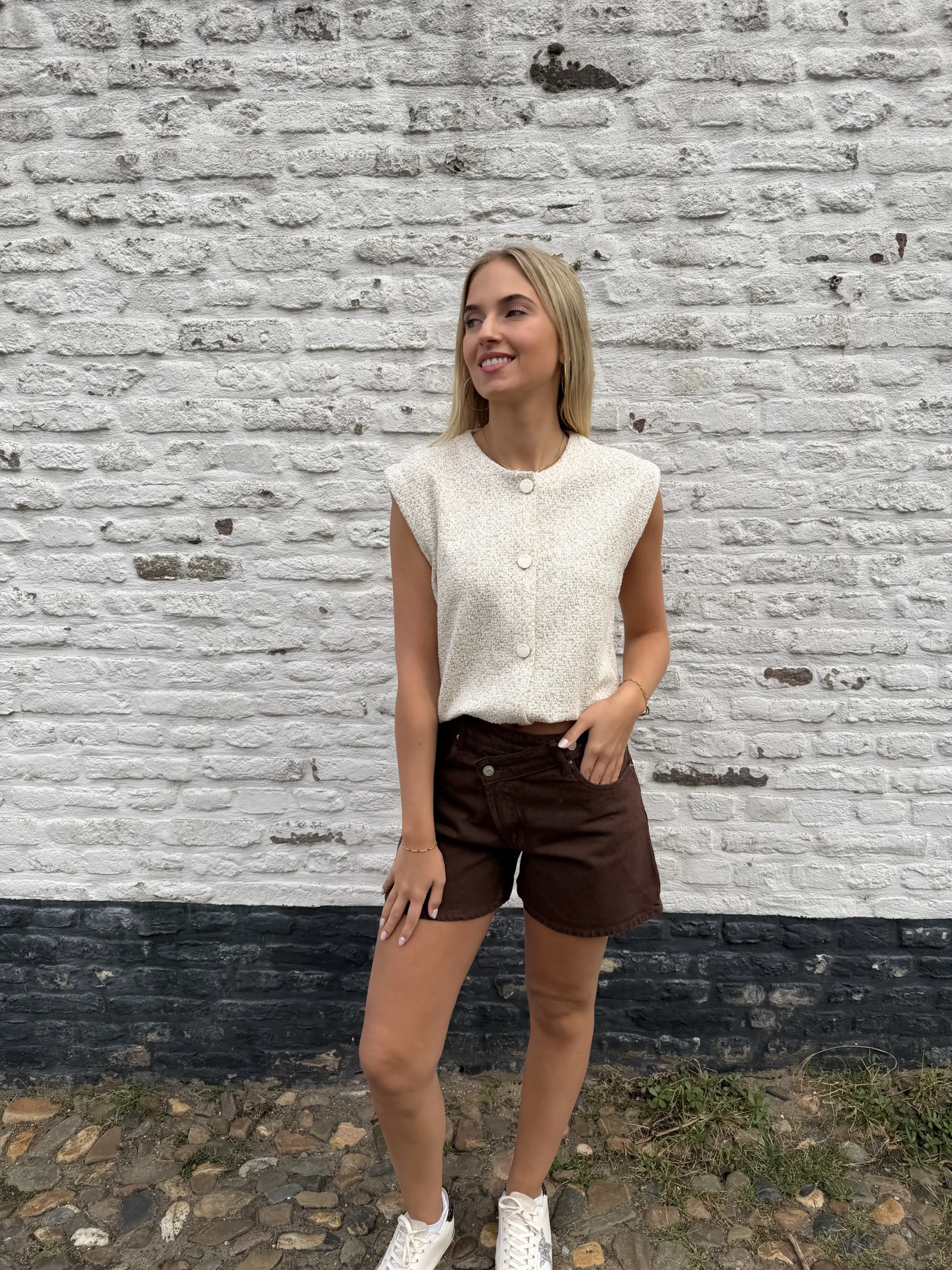 Senna Denim Short - Bruin - Afbeelding 2