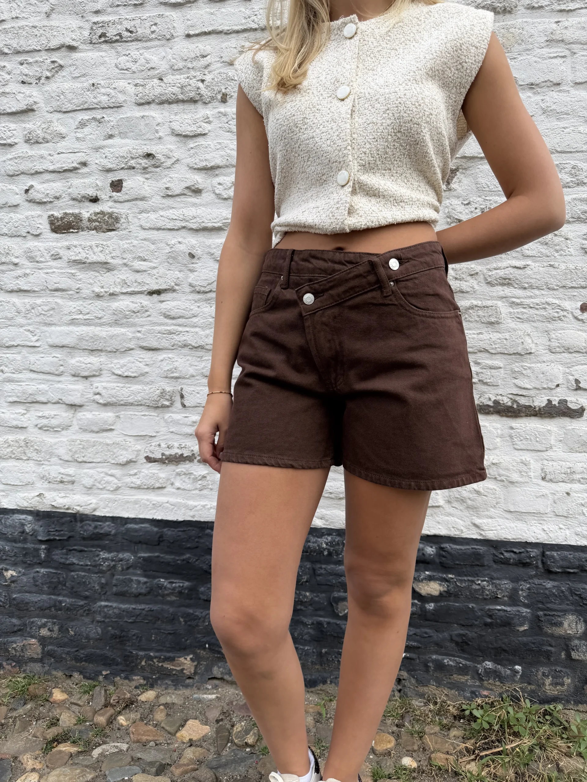 Senna Denim Short - Bruin