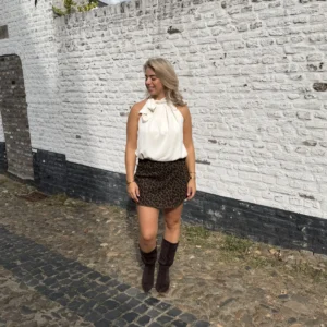 Lieke Leopard Skort - Redial