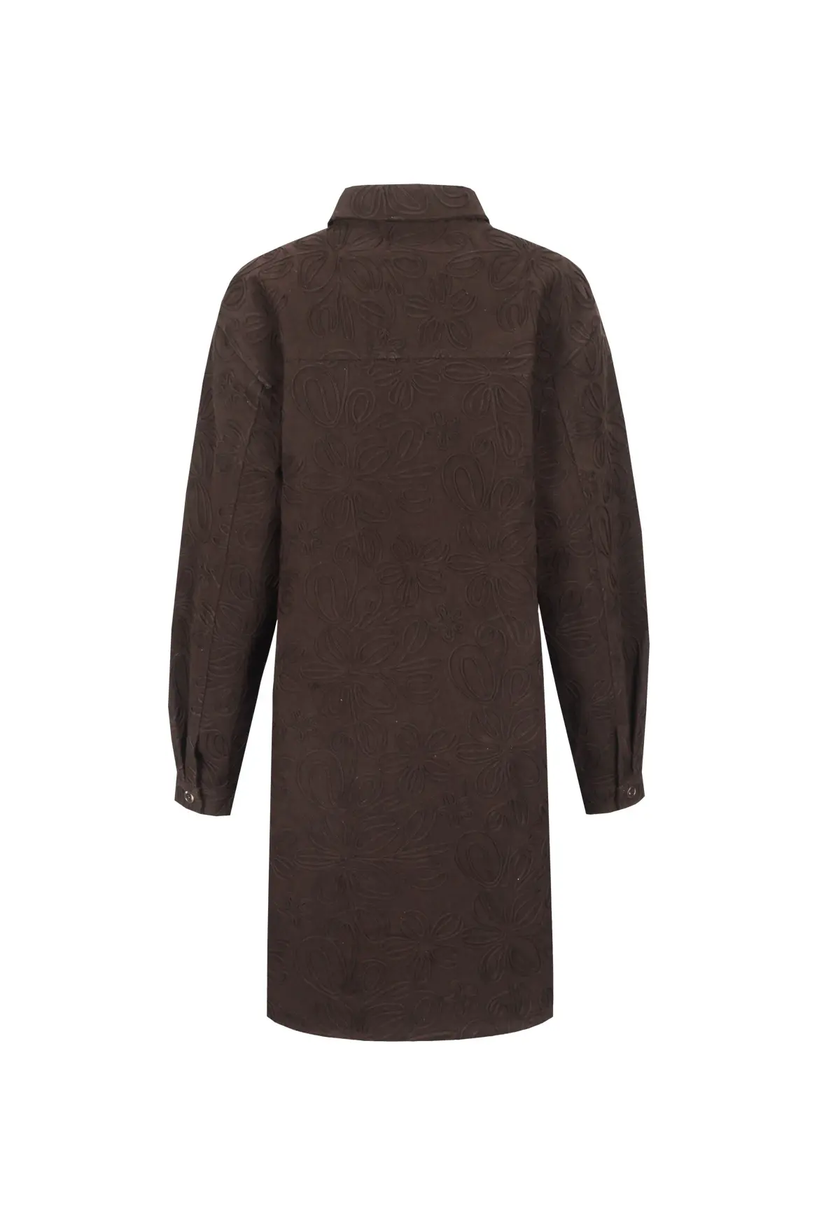FLURESK - Ellis Dress - Dark Chocolate - Afbeelding 6