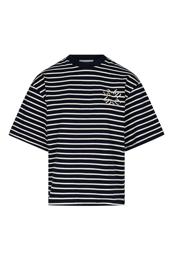 Lofty Manner - T-Shirt Imma - Dark Blue - Afbeelding 4