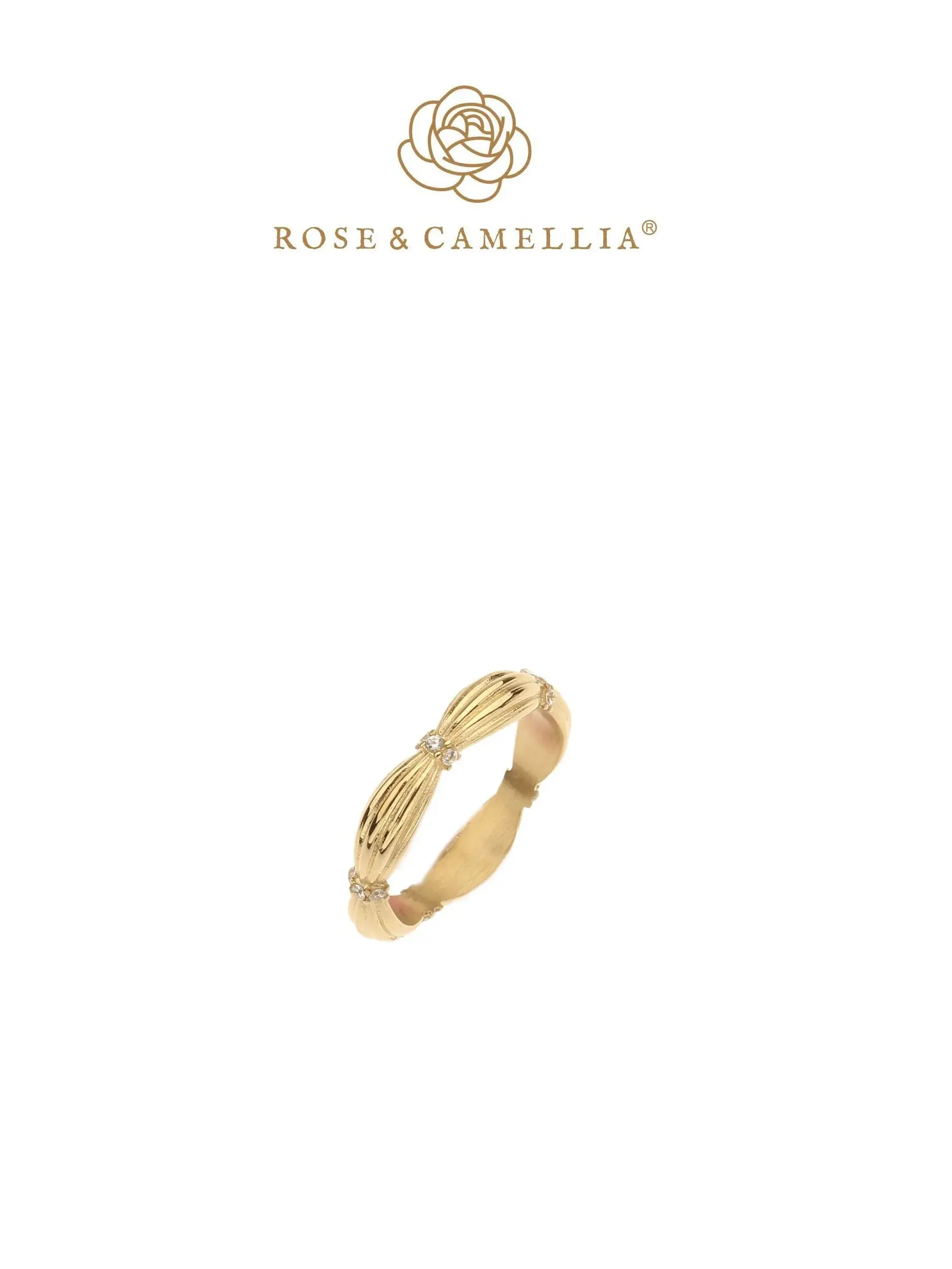 Zira Ring - Rose & Camellia - Maat 18 - Afbeelding 2