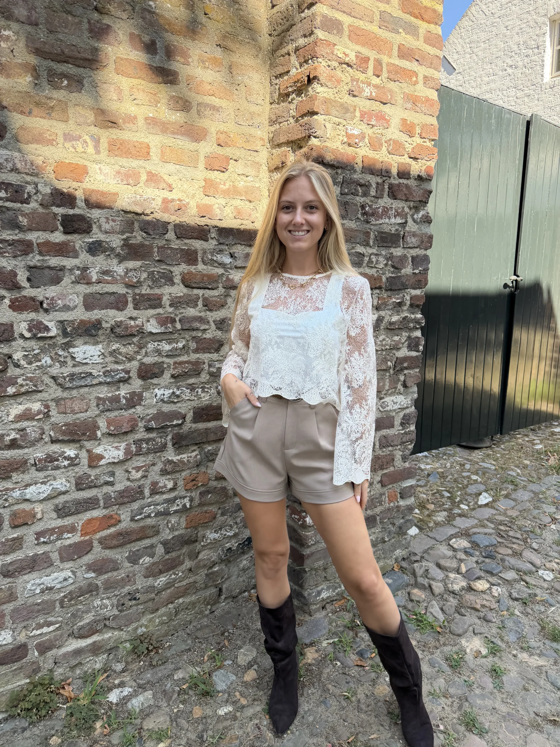 Lia Lace Top - Creme - Afbeelding 2