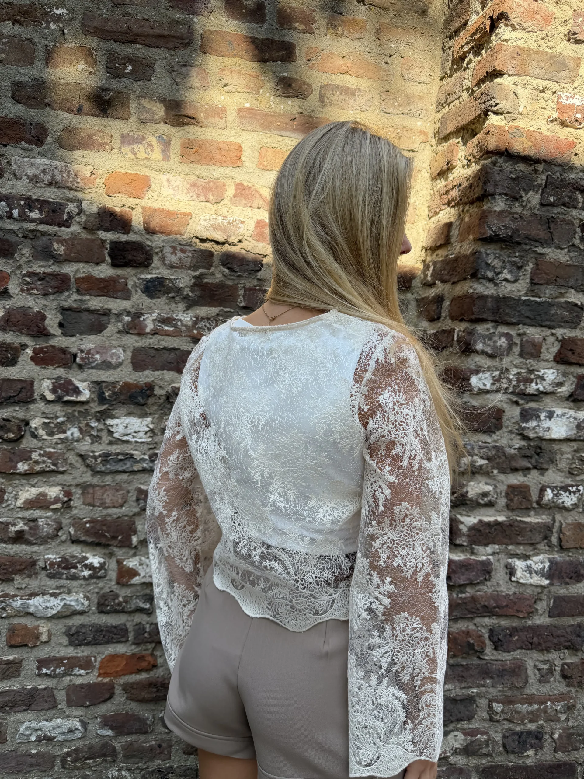 Lia Lace Top - Creme - Afbeelding 3