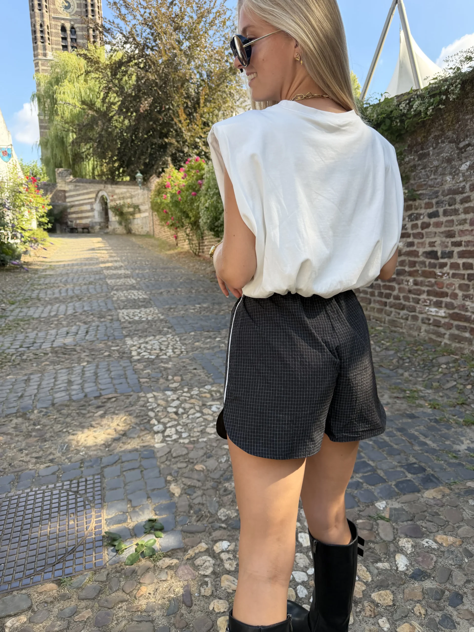 Flora T-shirt wit - Afbeelding 4