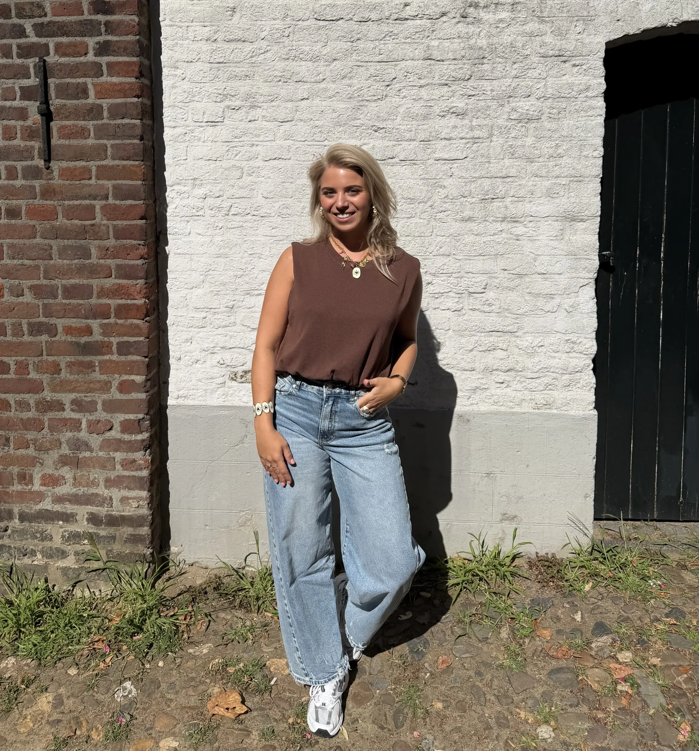 Lola Top - Bruin