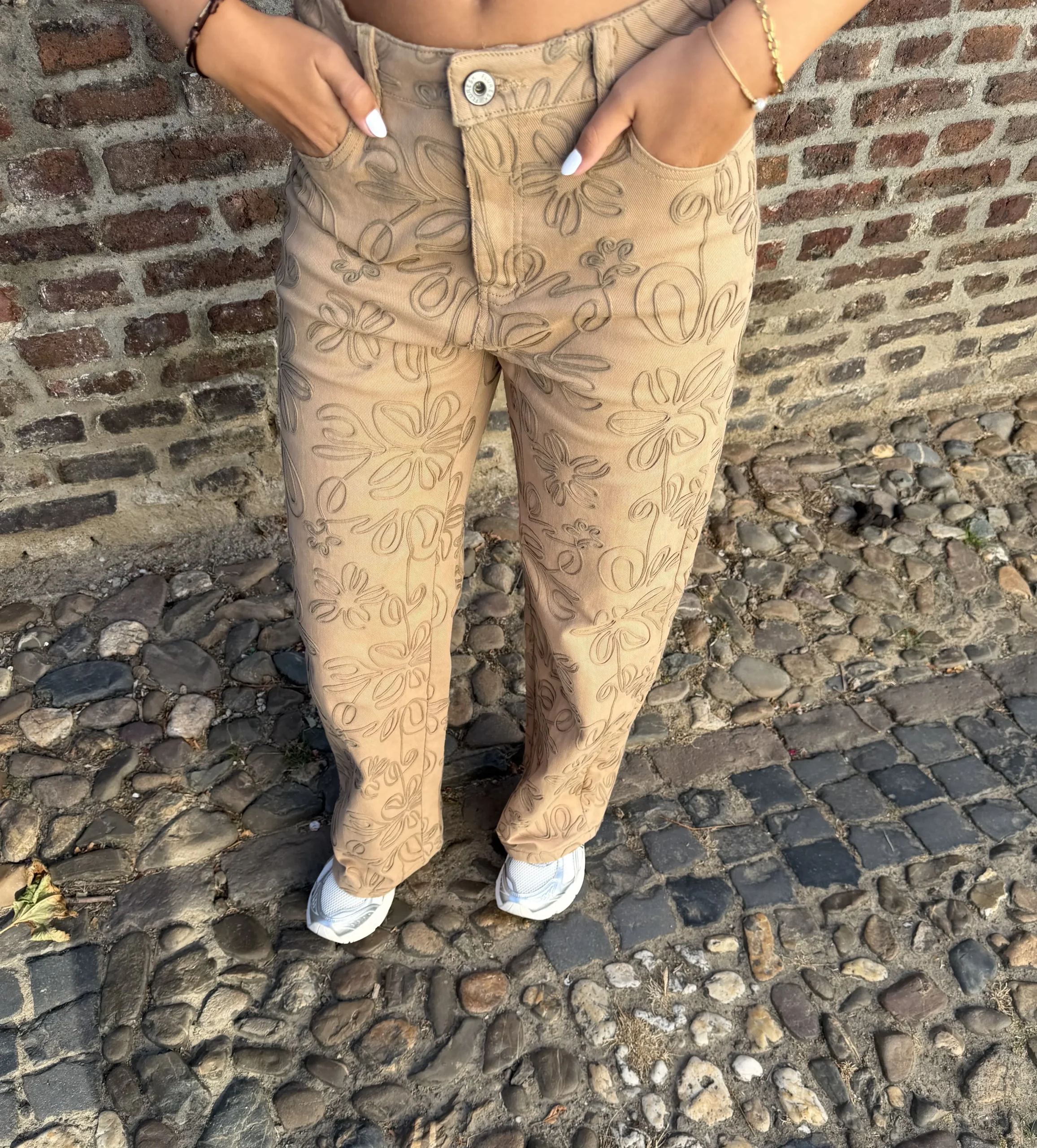 FLURESK - Emy Pants - Khaki - Afbeelding 3
