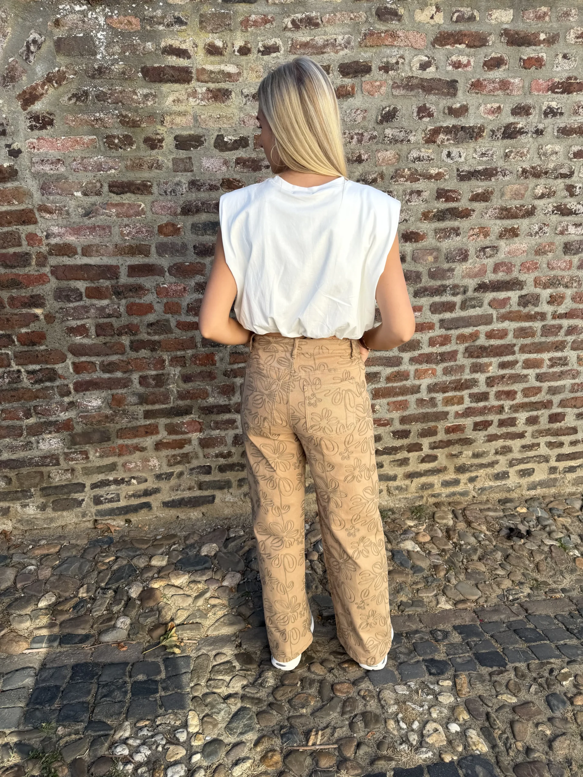FLURESK - Emy Pants - Khaki - Afbeelding 2