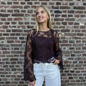 Lia Lace Top - Violet