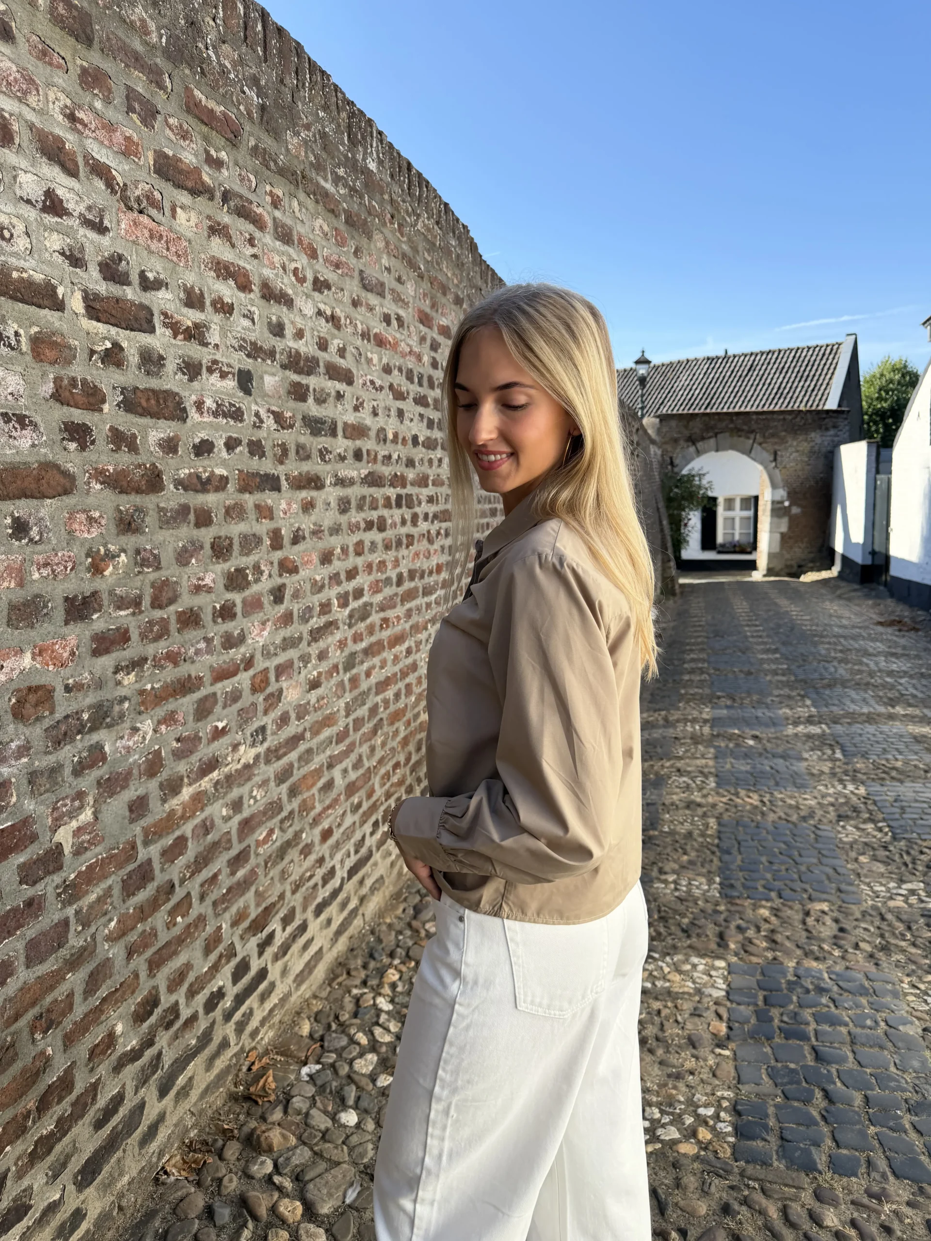 FLURESK - Nia Blouse - Khaki - Afbeelding 2
