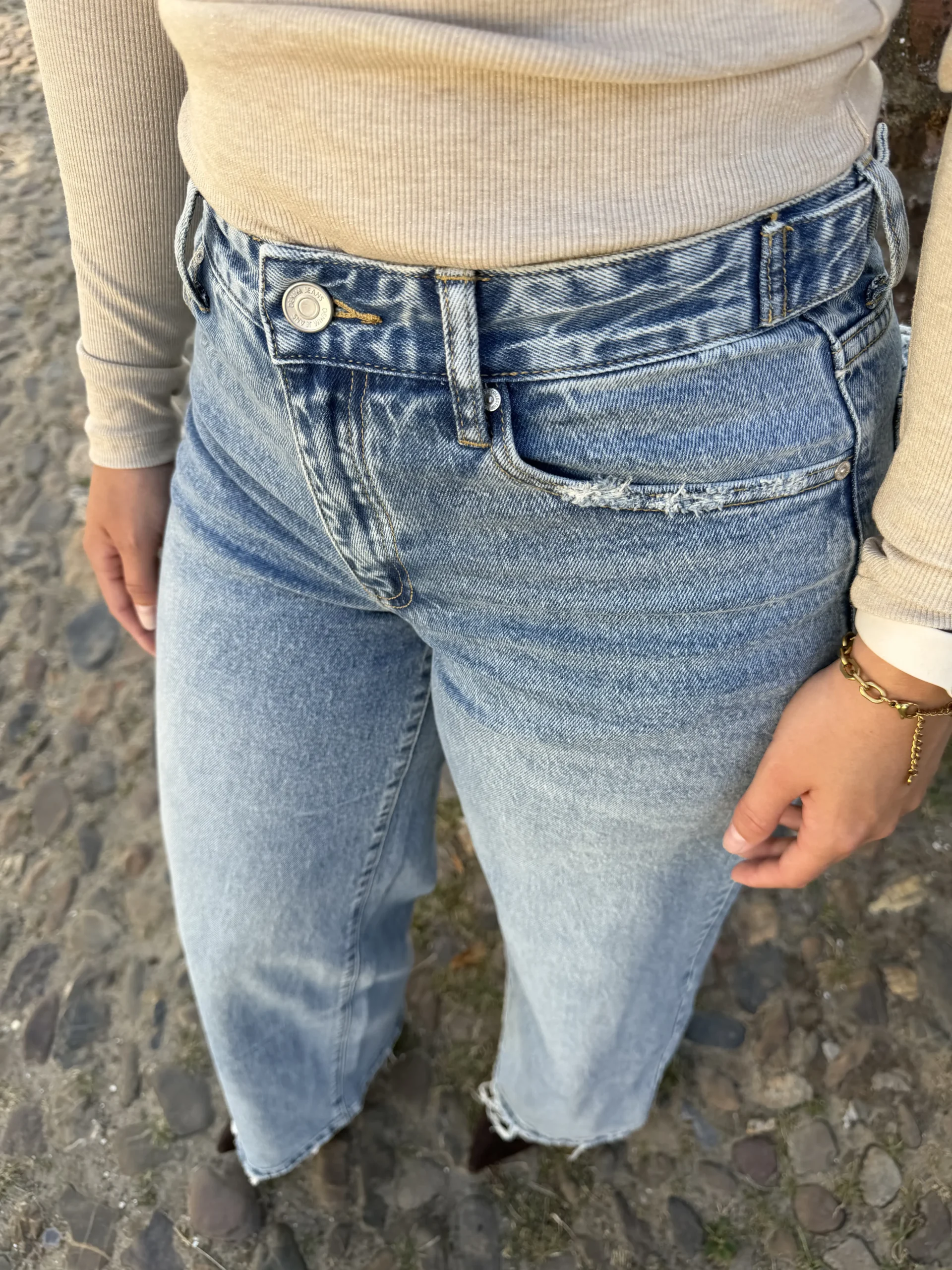 Minea Wide Leg Jeans - Queen Hearts - Afbeelding 4