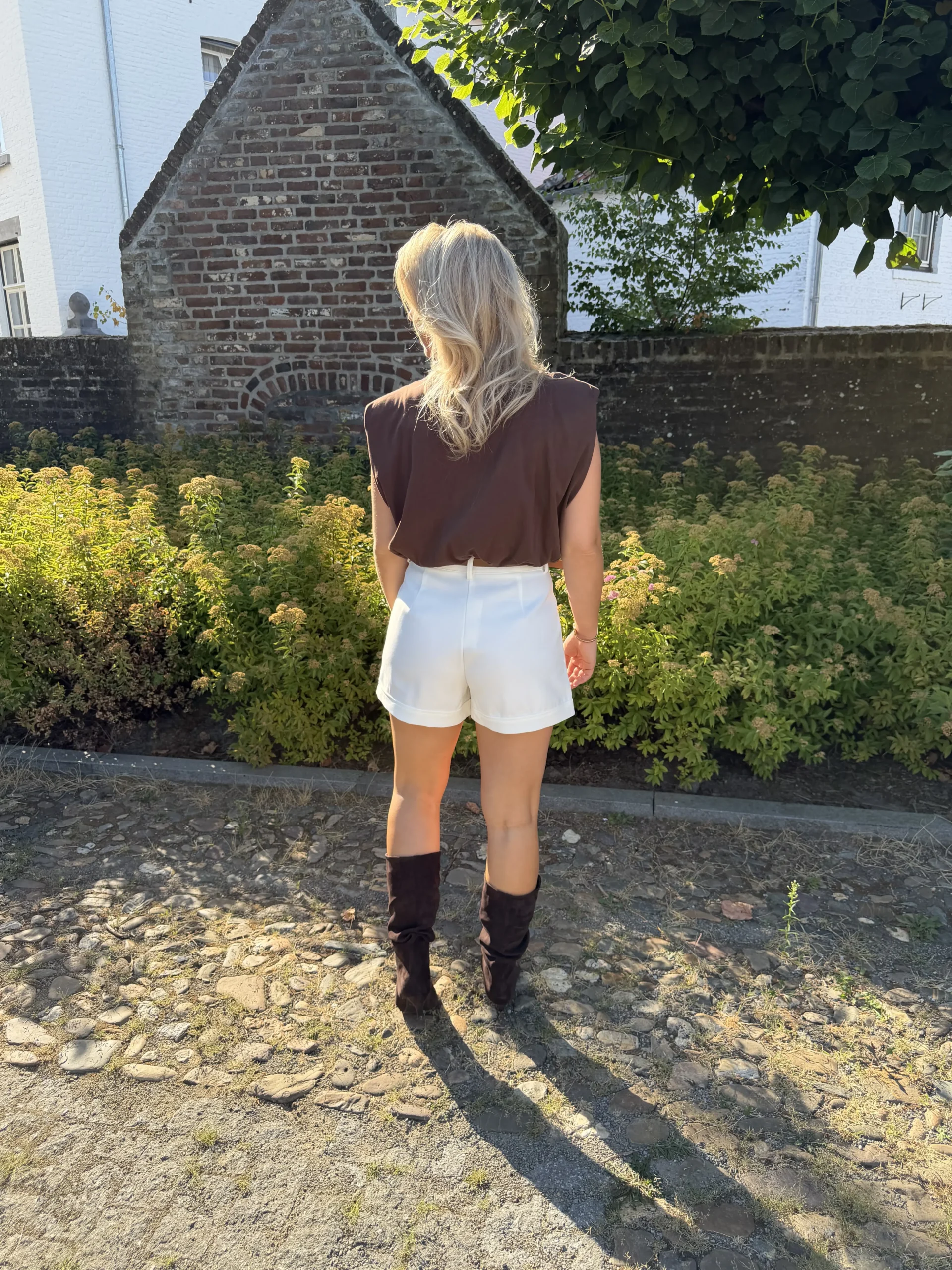 Nine Short - Wit - Afbeelding 2