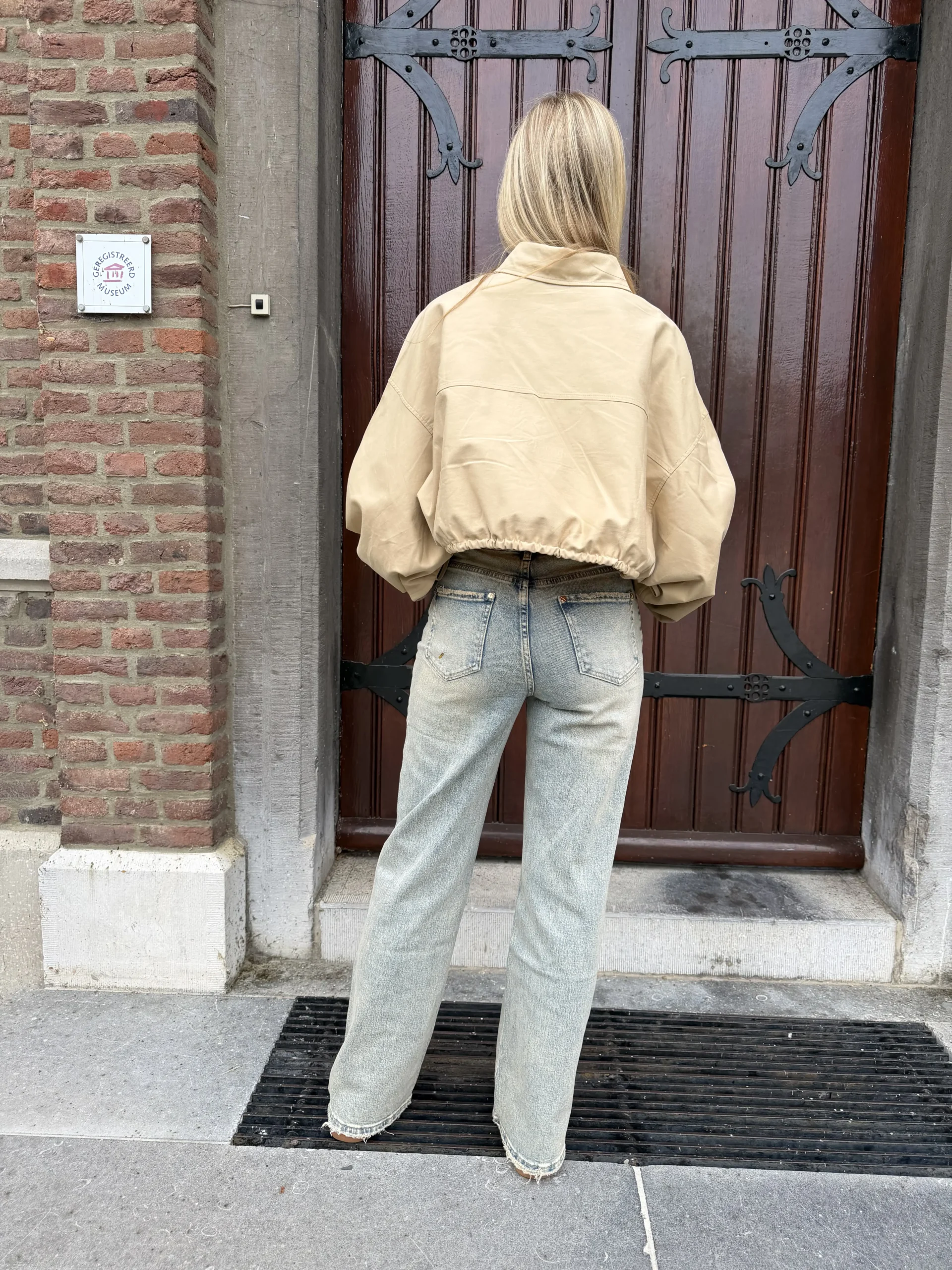 Novine Top - Beige - Afbeelding 3