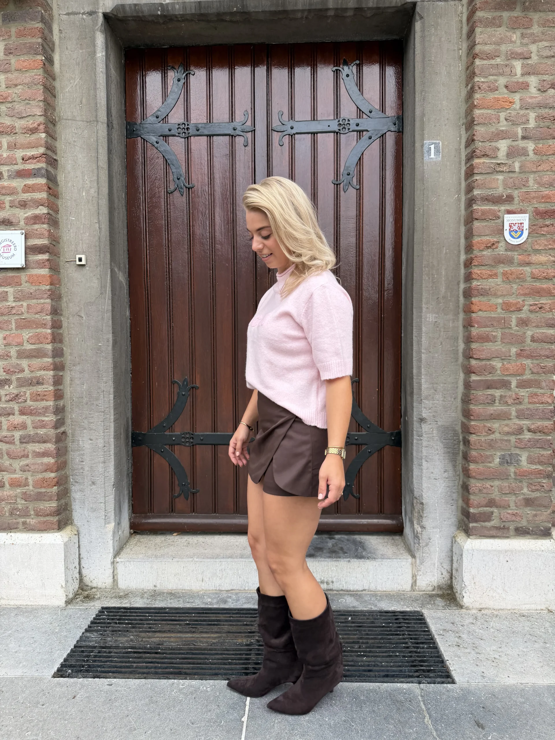 Flore Skort - Bruin - Afbeelding 2