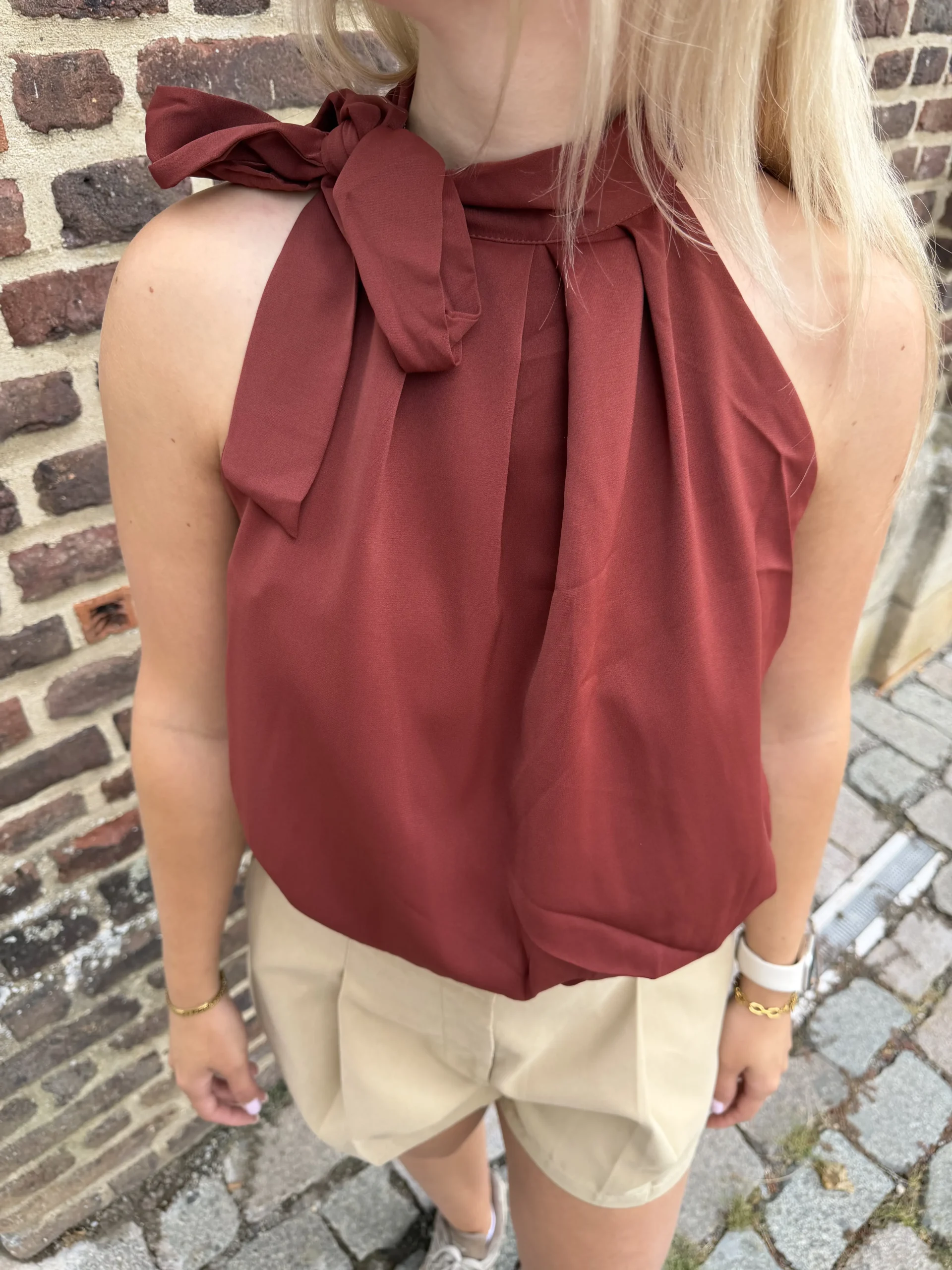 Maren Top - Terracotta - Afbeelding 2