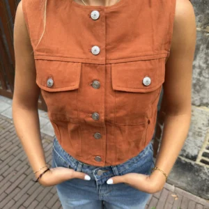 Rosalie Gilet - Terracotta