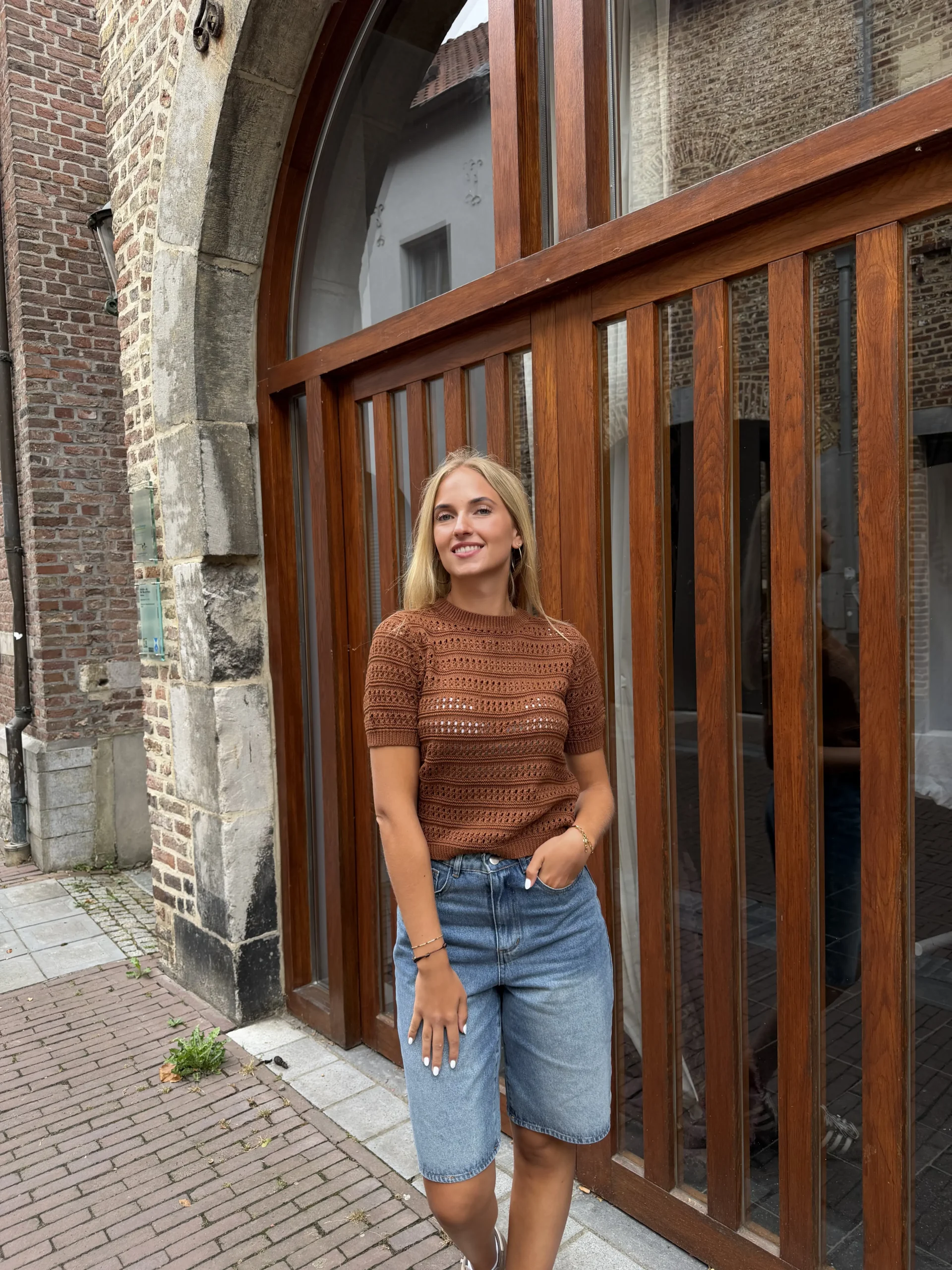 Veerle Top - Bruin - Afbeelding 3