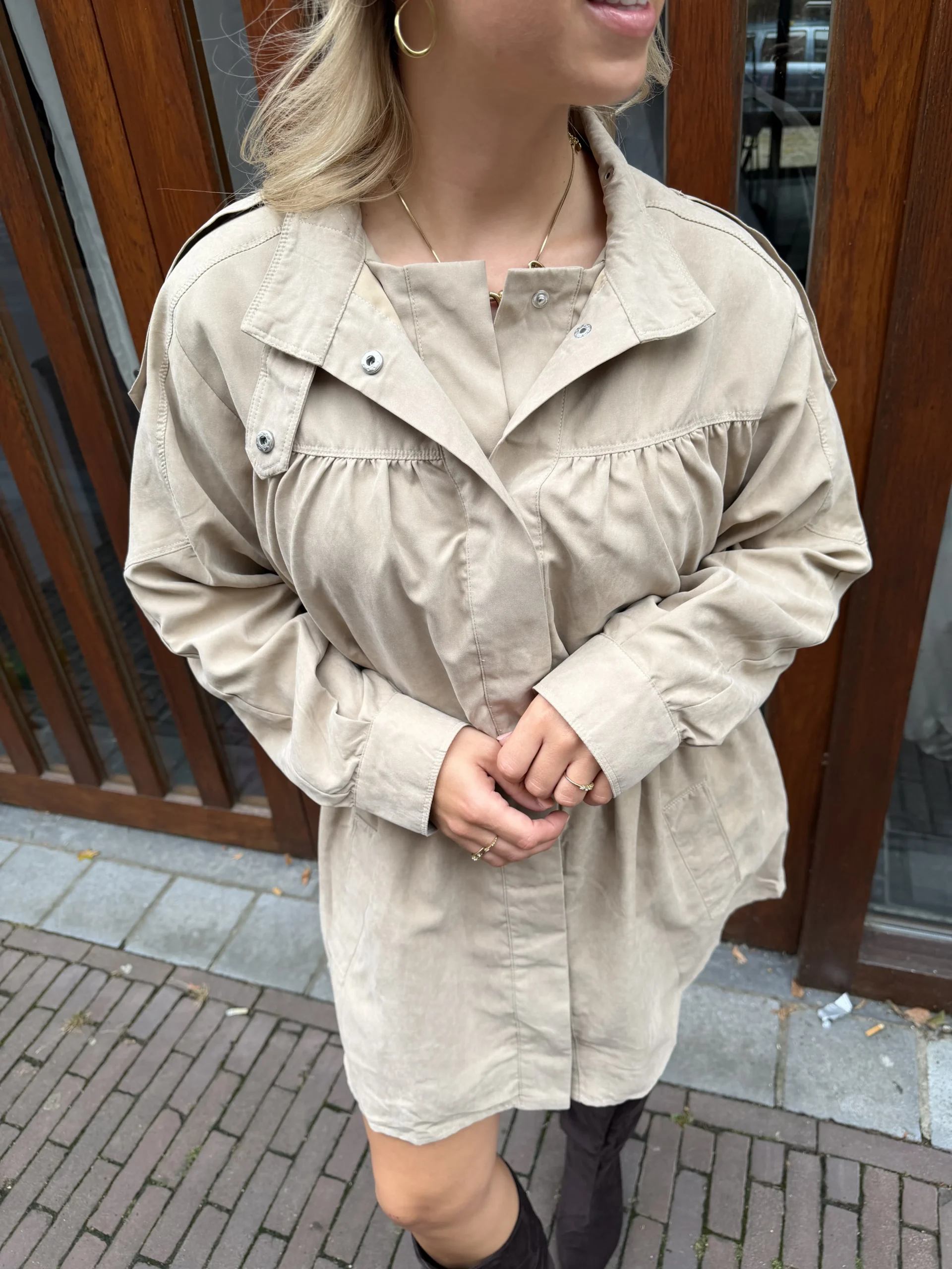 Jasmijn Dress - Beige - Afbeelding 4