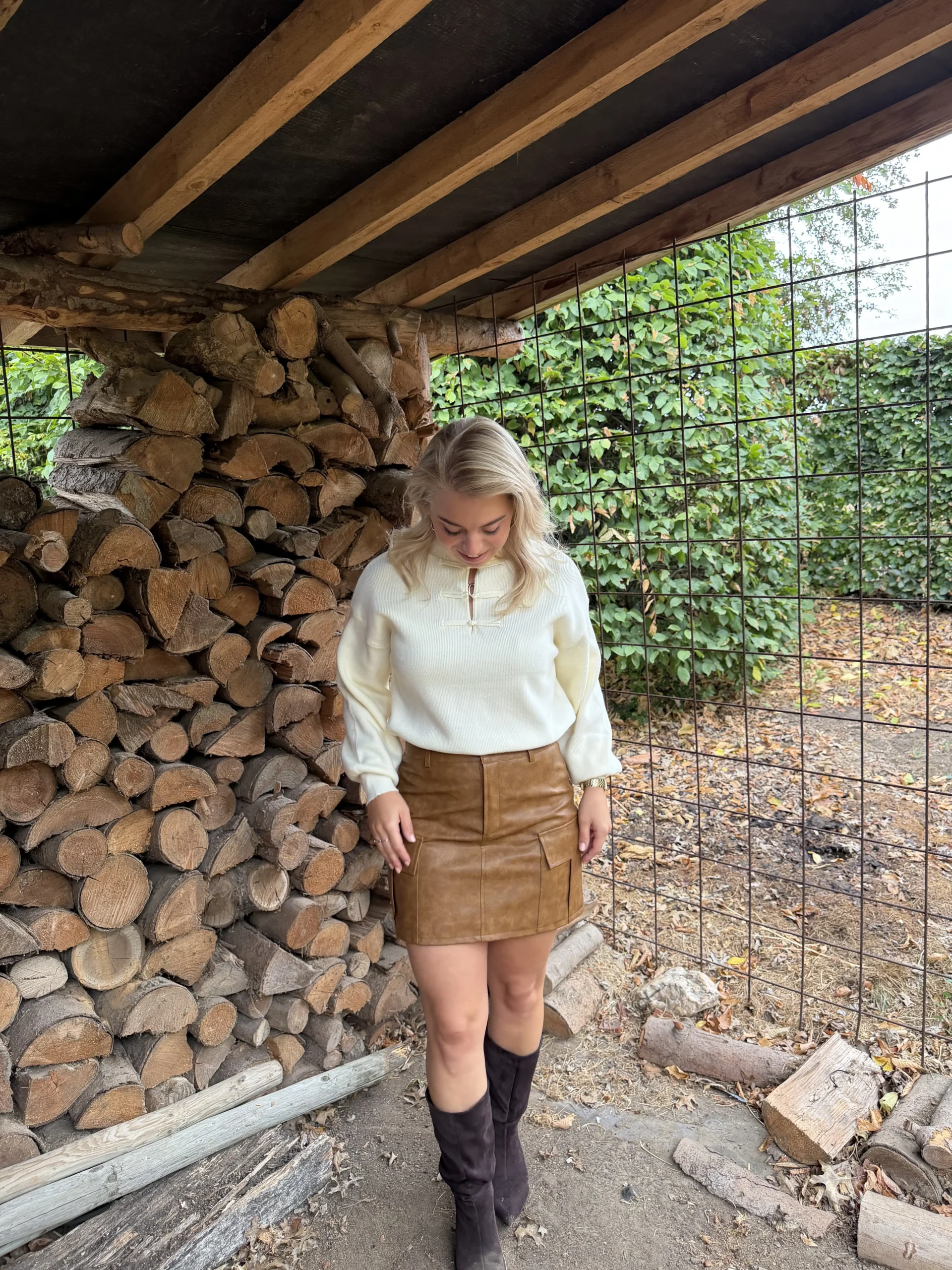 Ruby Skirt - Camel
