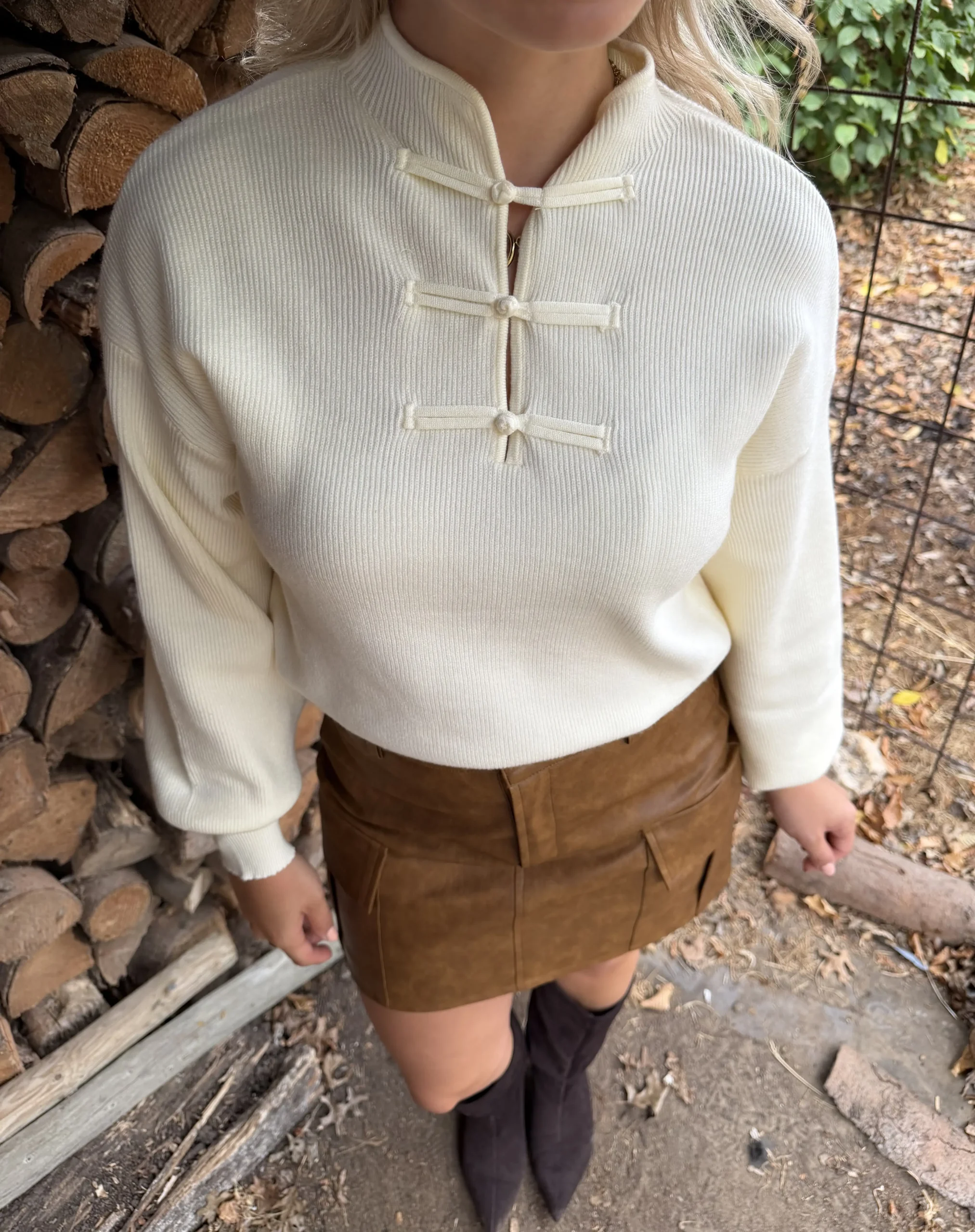 Bobbi Sweater - Creme
