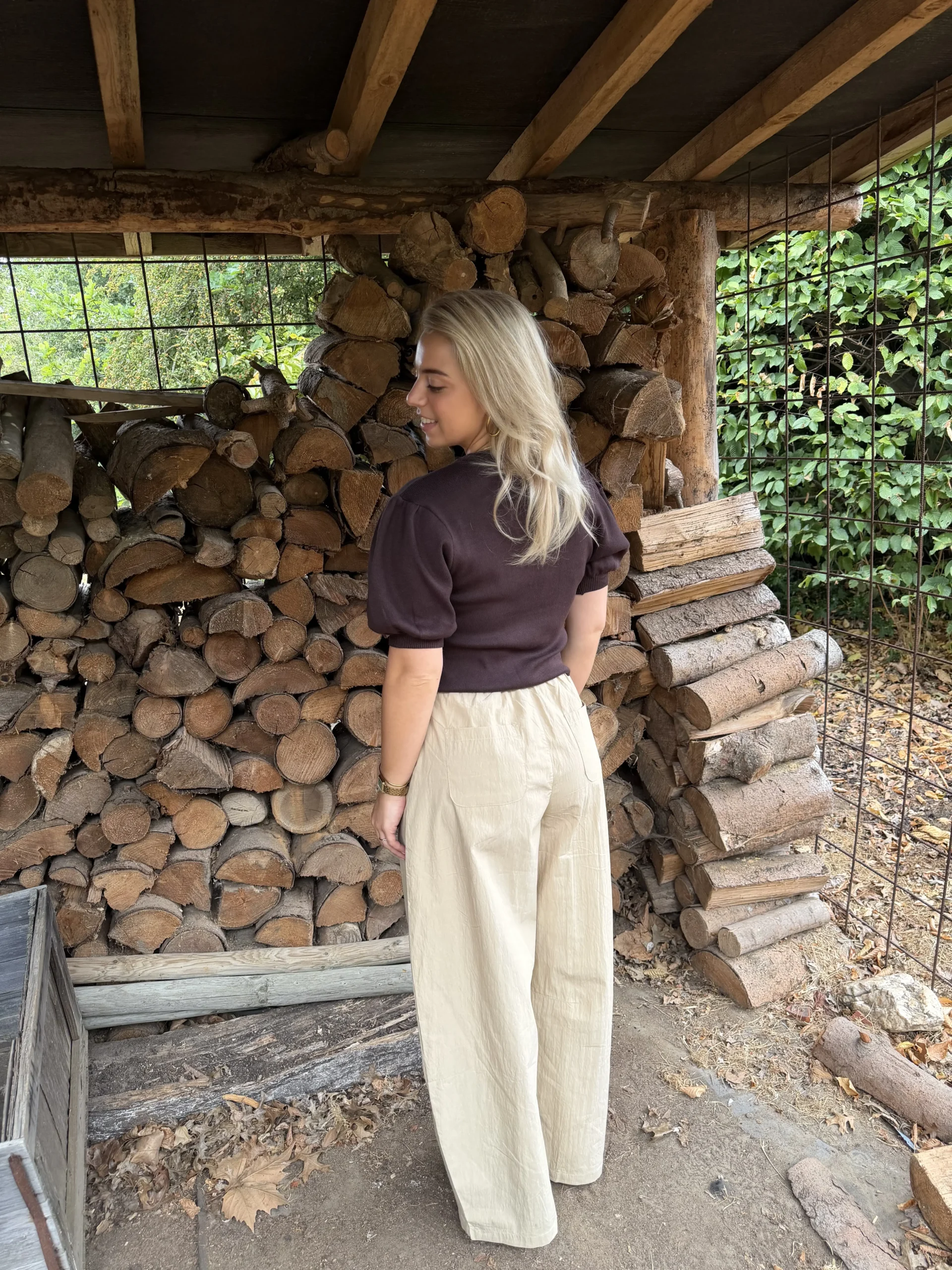 Amy Pantalon - Beige - Afbeelding 3