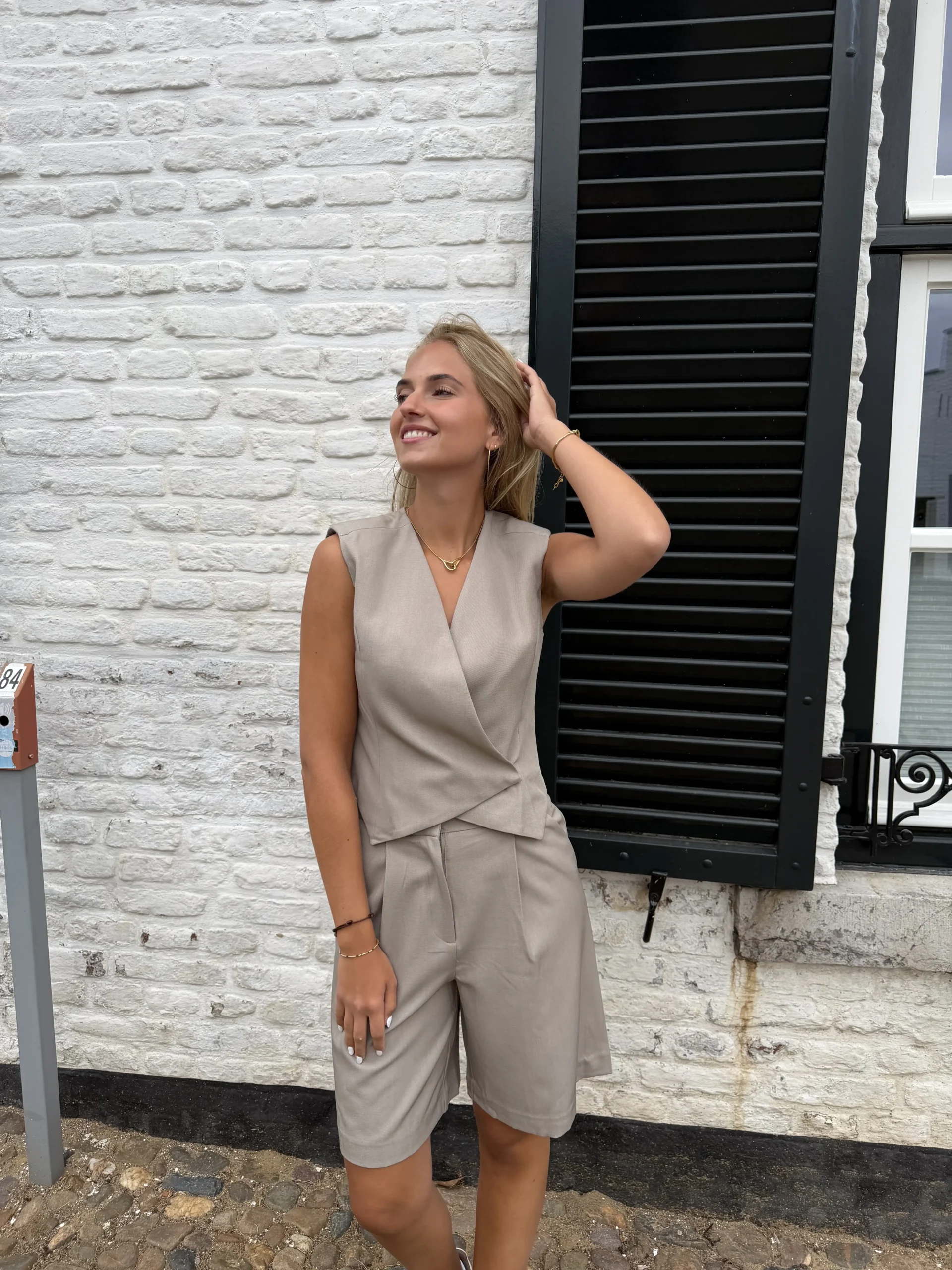 Milou Gilet - Taupe - Afbeelding 2