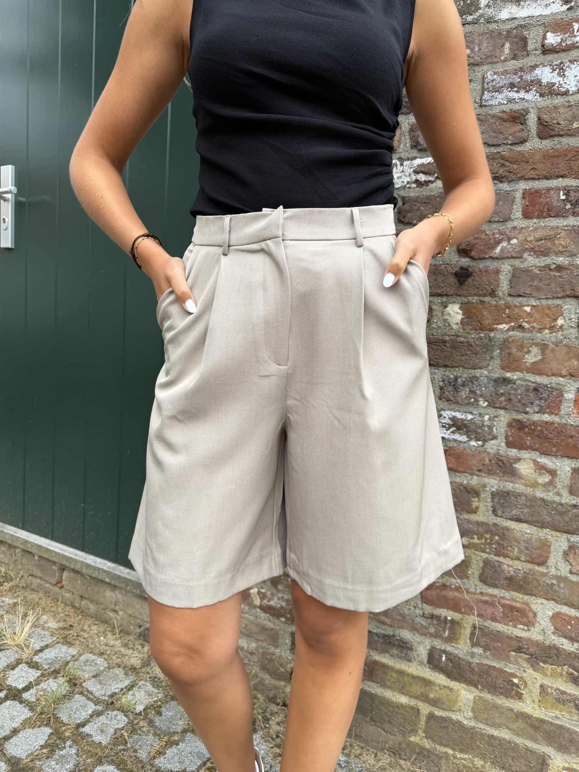 Milou Bermuda - Taupe - Afbeelding 3