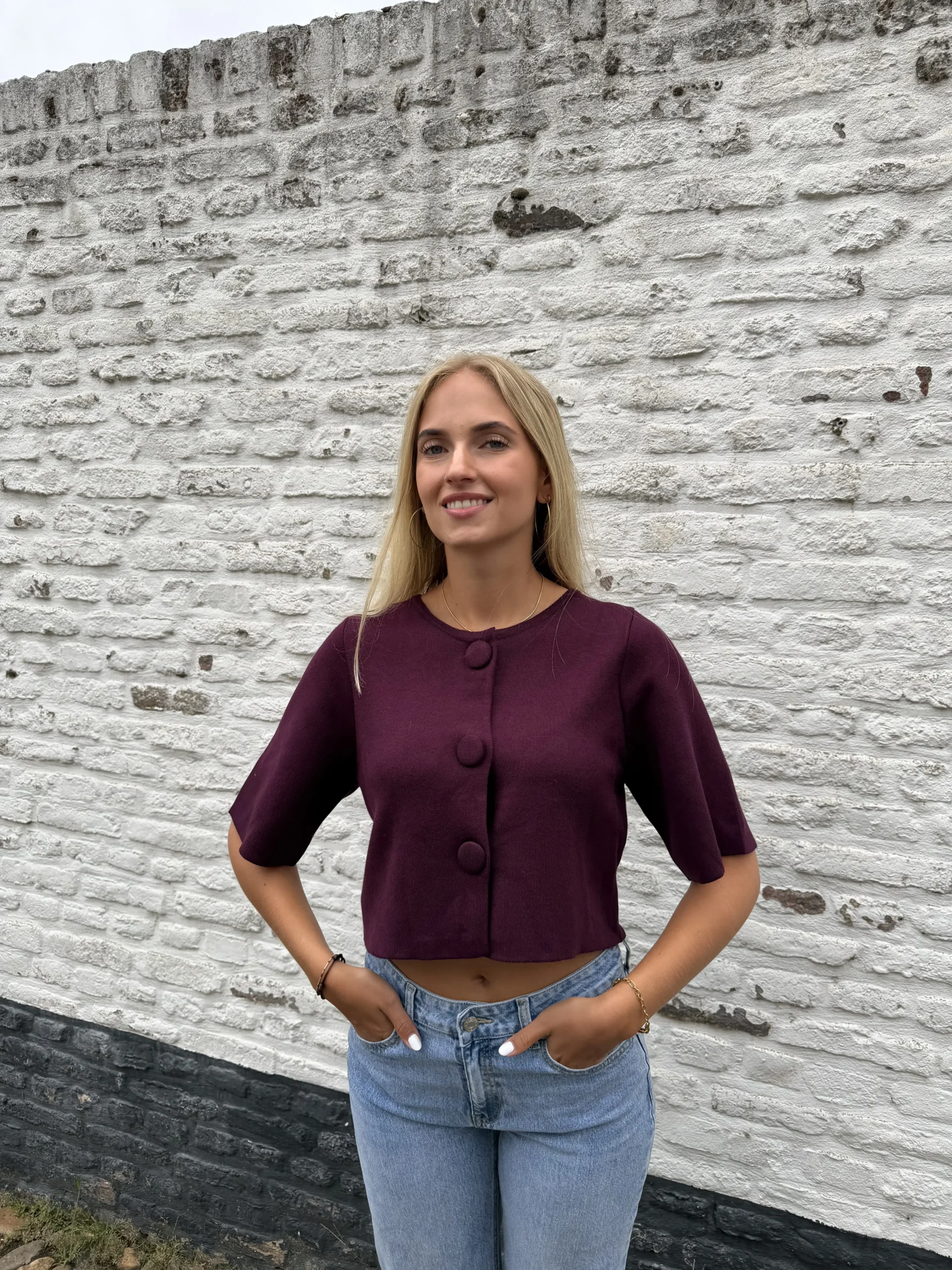 Elize Top - Plum