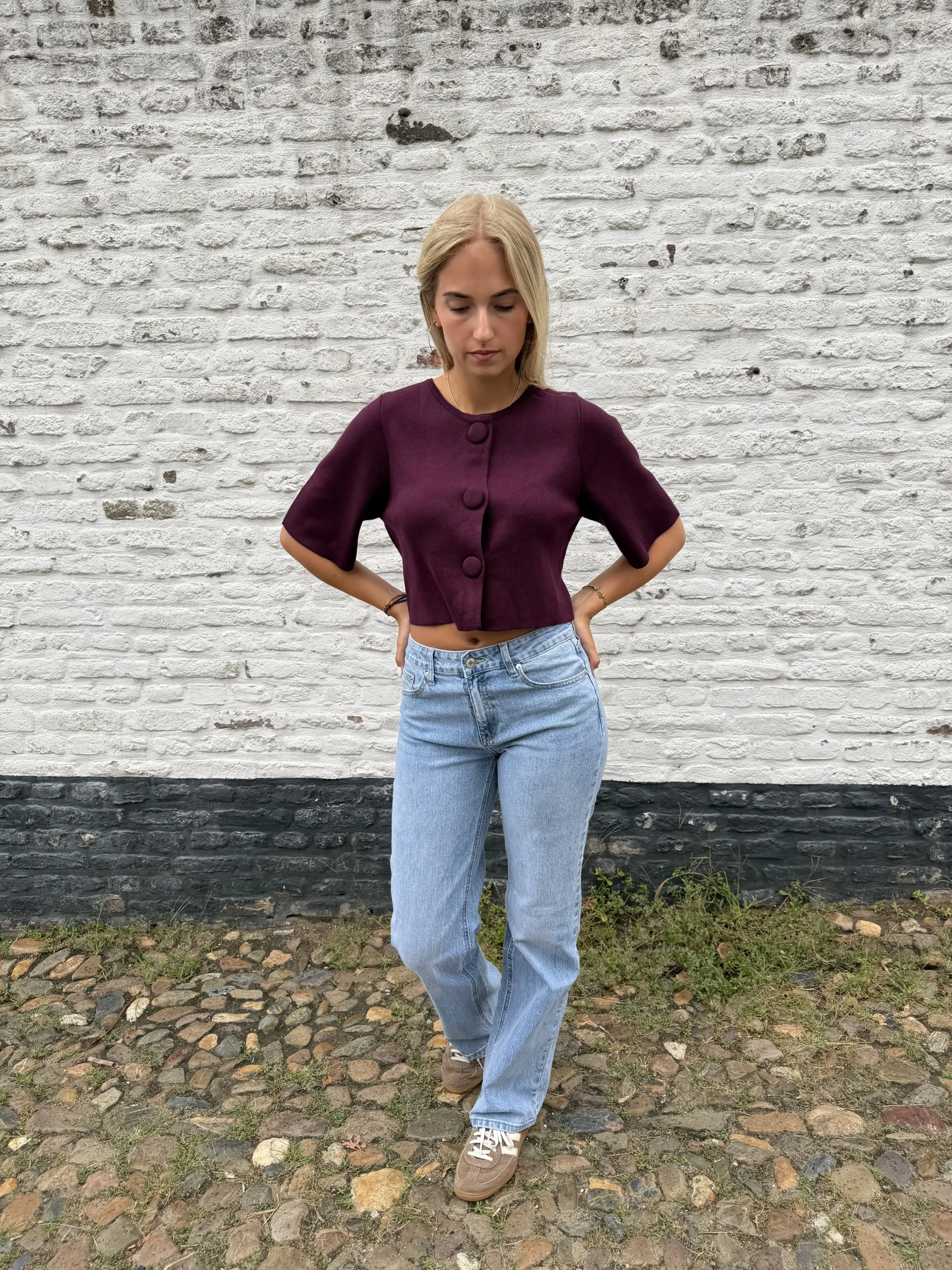 Elize Top - Plum - Afbeelding 2