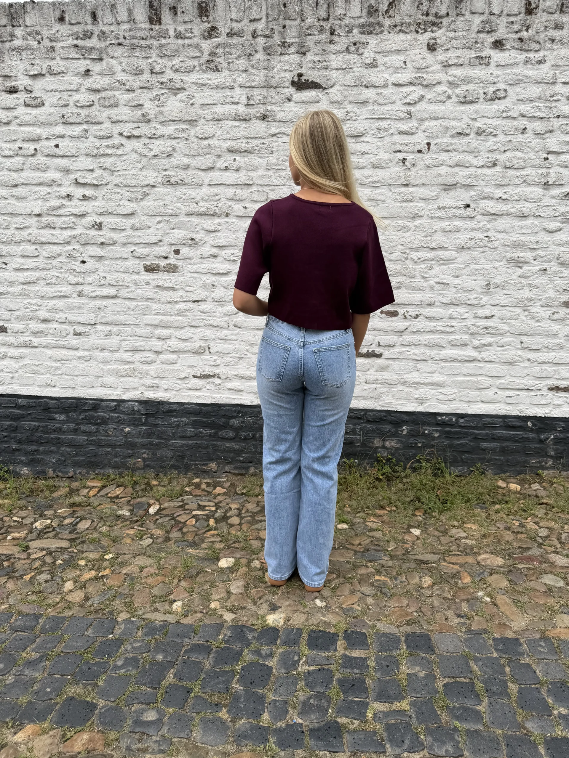 Elize Top - Plum - Afbeelding 3