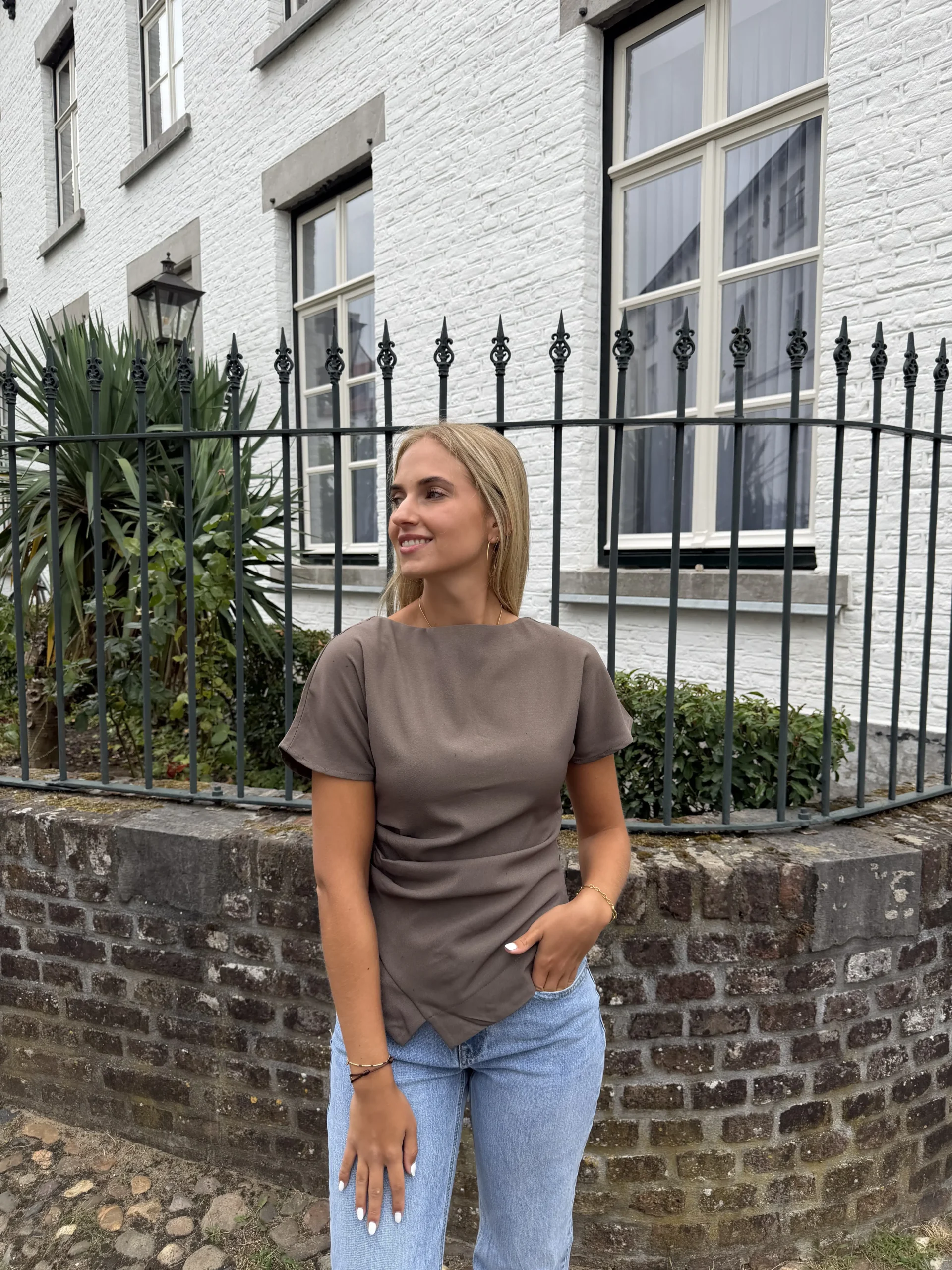 Tess Top - Taupe