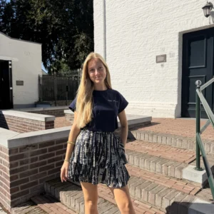 Lofty Manner - Skirt Inez - Dark Blue