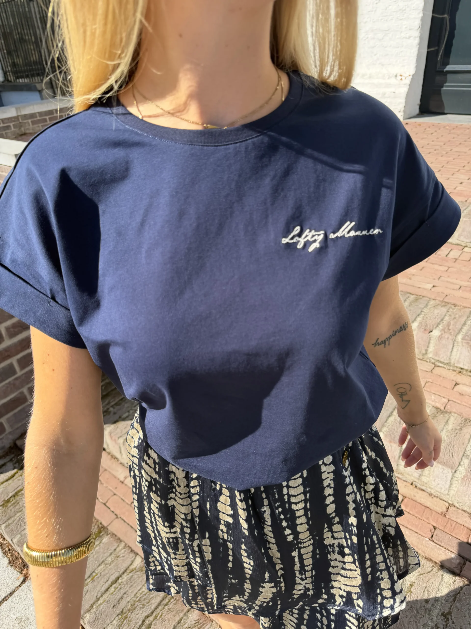 Lofty Manner - T-Shirt Isole - Dark Blue - Afbeelding 2
