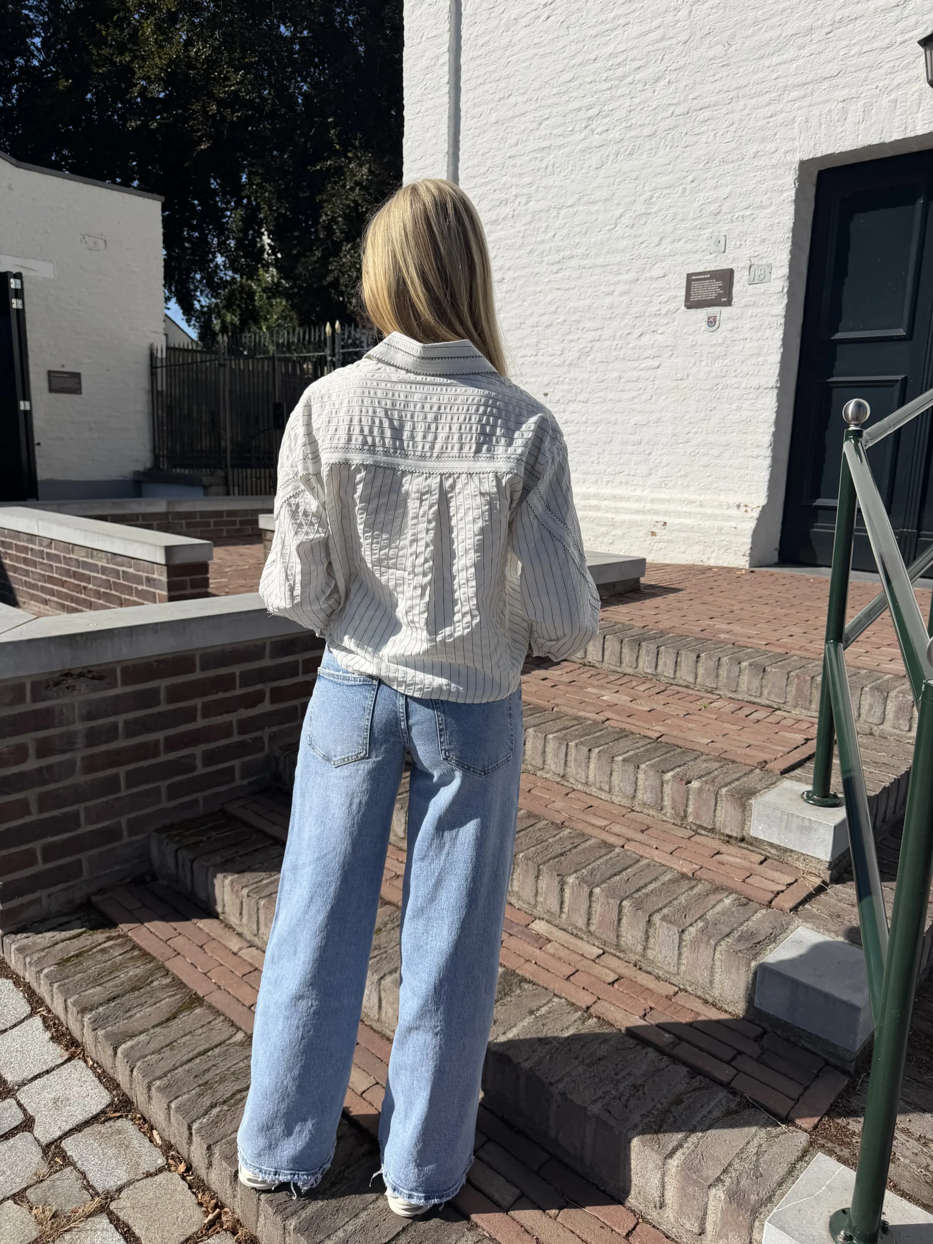 FLURESK - Chloe Blouse - Offwhite - Afbeelding 3