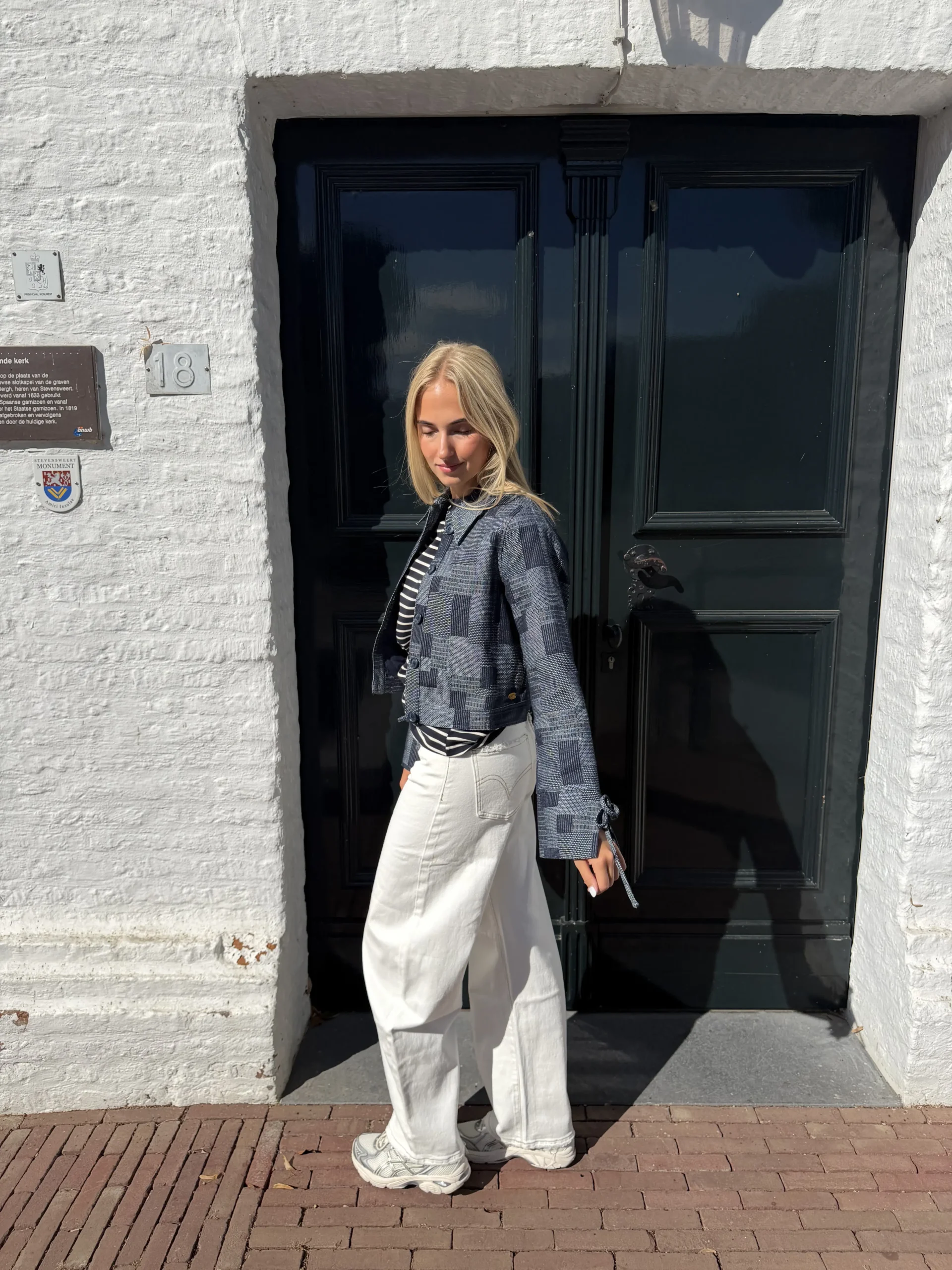 Lofty Manner - Blouse Ilja - Mid Blue - Afbeelding 2