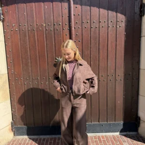 FLURESK - Ginny Jacket - Dark Chocolate