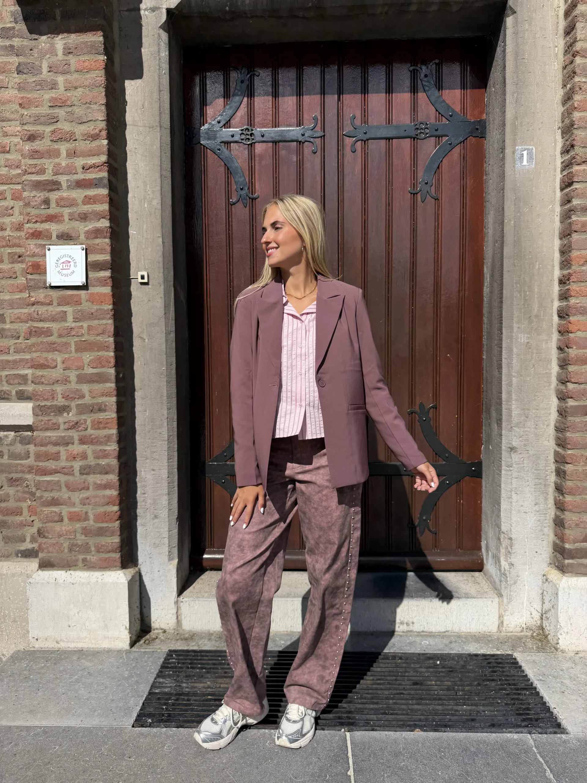 FLURESK - Kicki Blazer - Rosy Brown