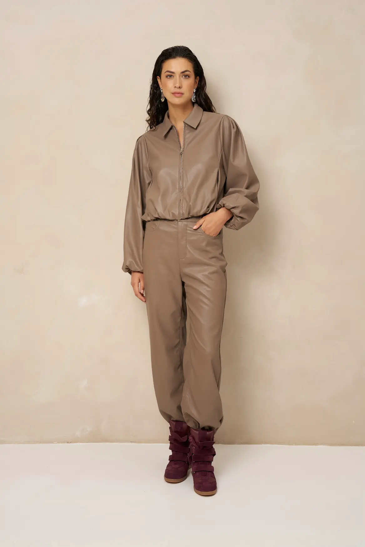 Lofty Manner - Jacket Jillie - Cocoon PU - Afbeelding 3