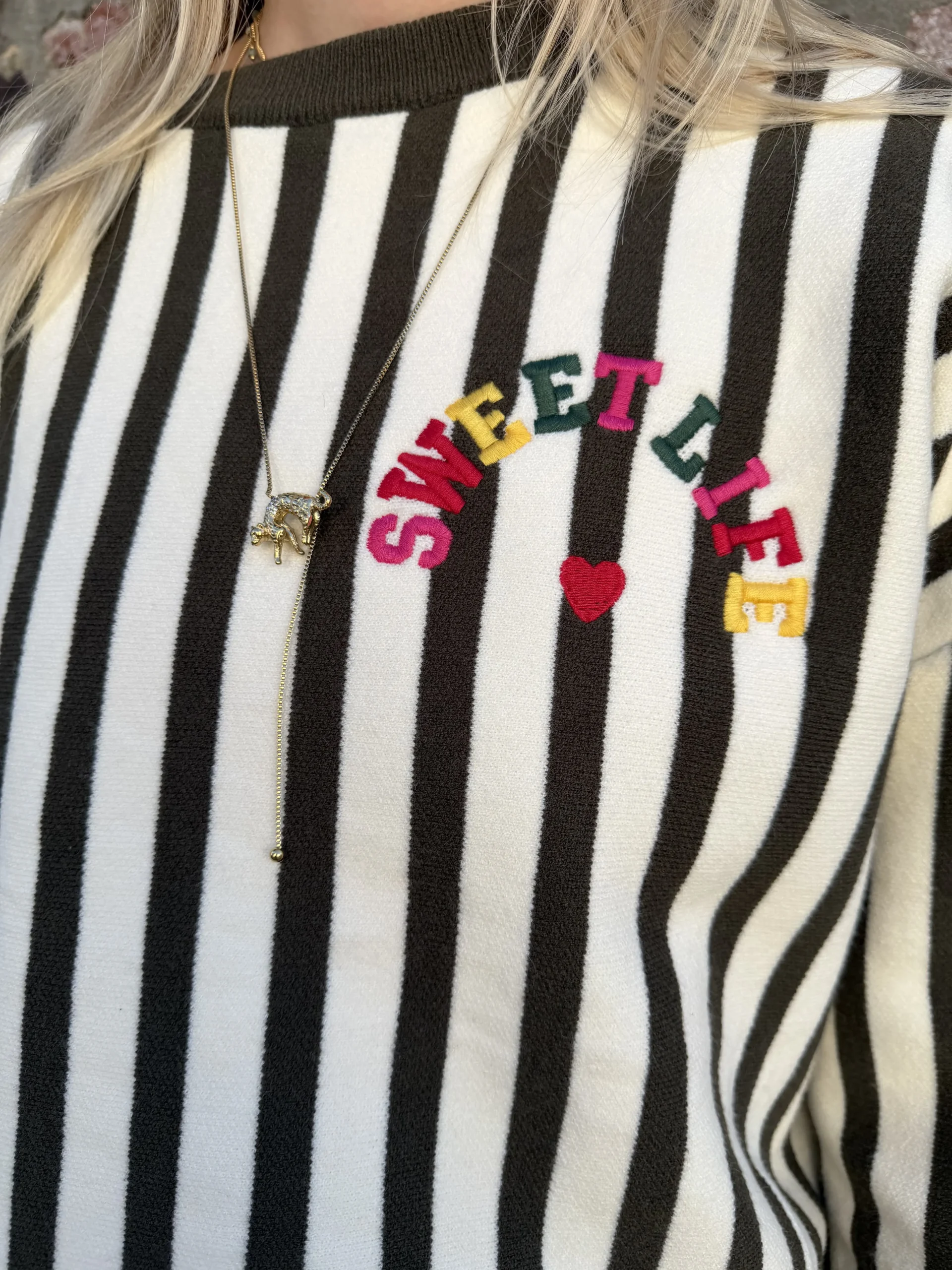 Cato Sweet Life Sweater - Groen - Afbeelding 4