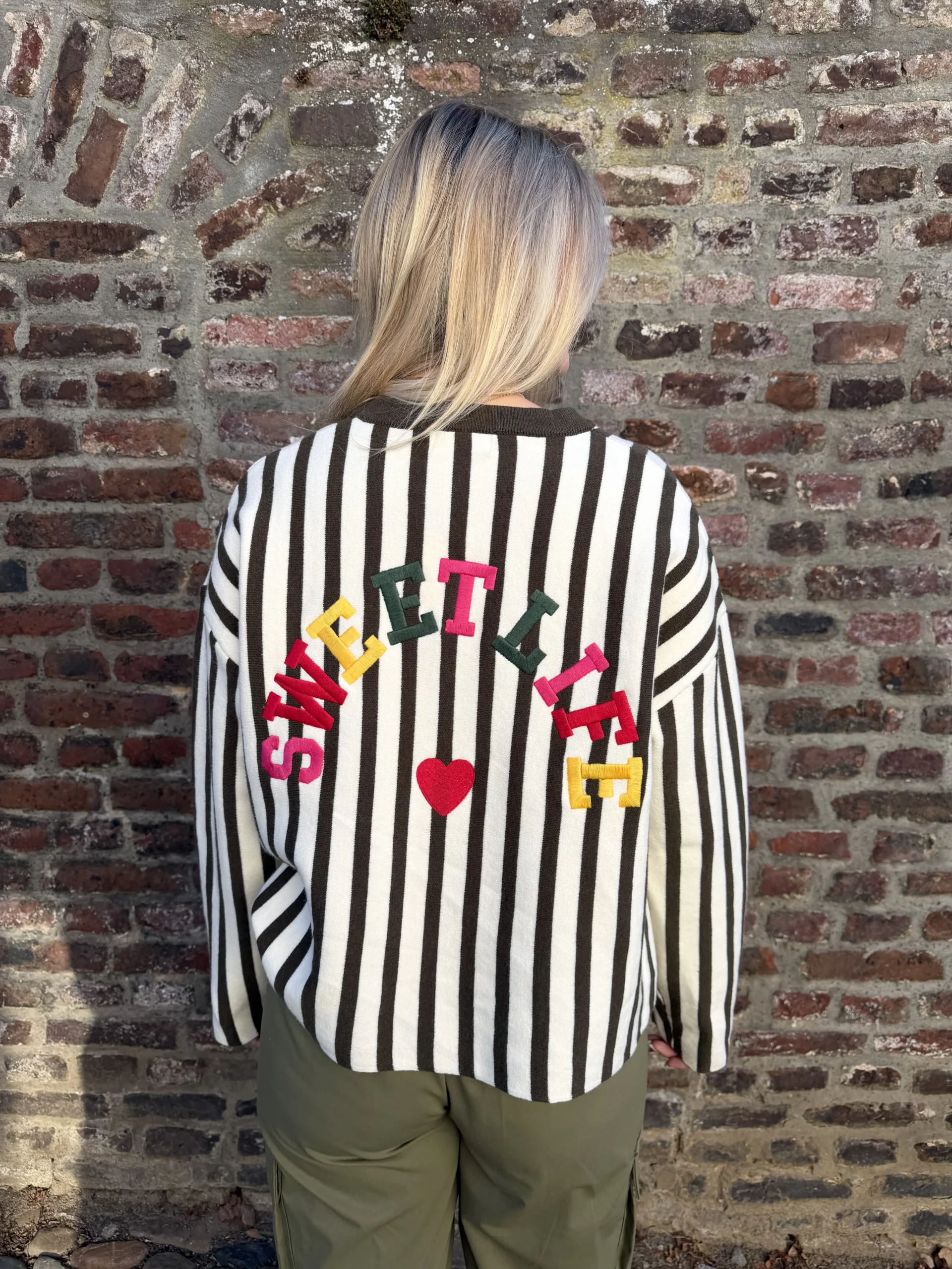 Cato Sweet Life Sweater - Groen - Afbeelding 5